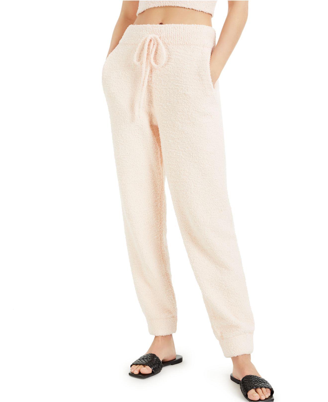 fuzzy joggers
