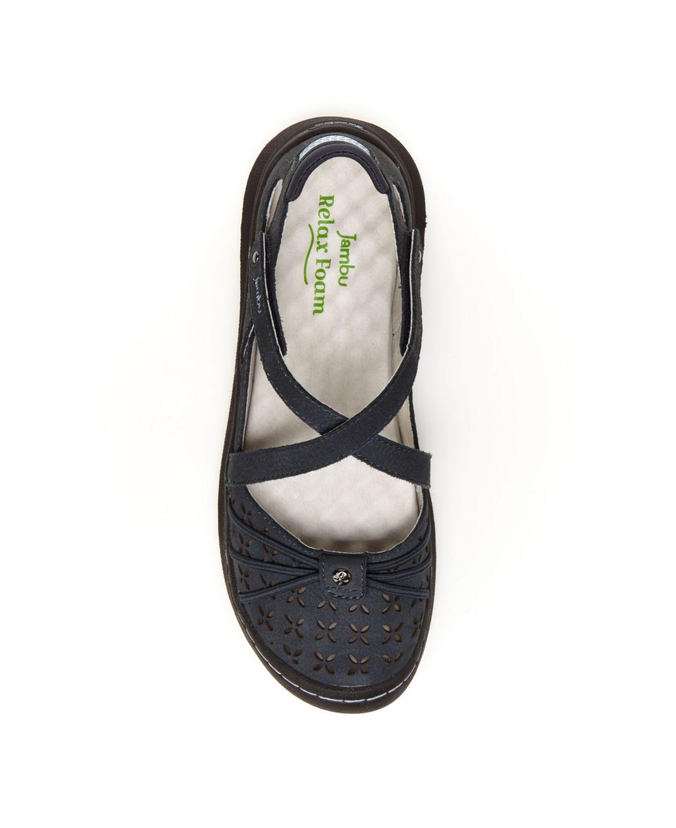 Jambu Rubber Pine Casual Mary Jane Flats in Blue - Lyst