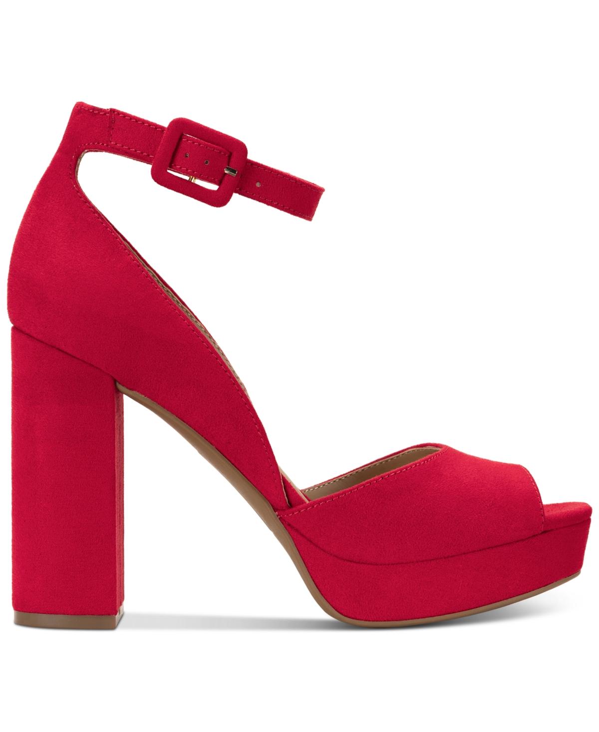 Sun Stone Sun Stone Reemaa Peep Toe Block Heel Platform