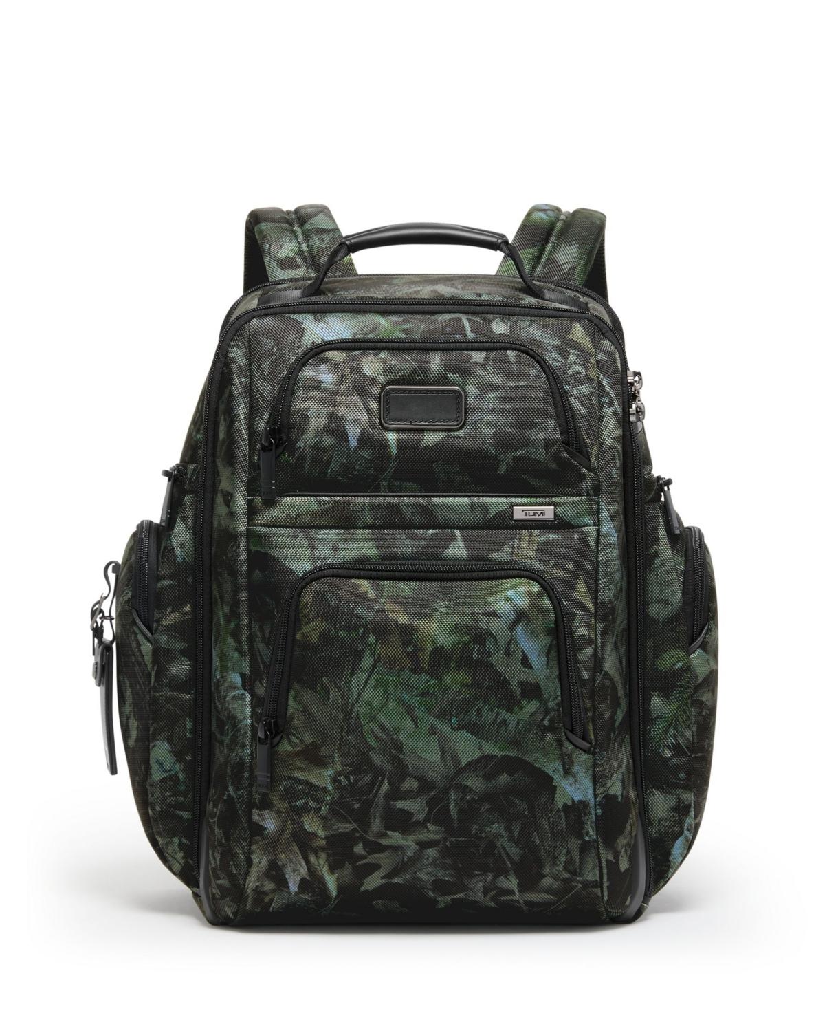 tumi alpha bravo backpack camo Cannon Zipper expansion allows for extra room when needed Designer Tumi Camo Backpack for