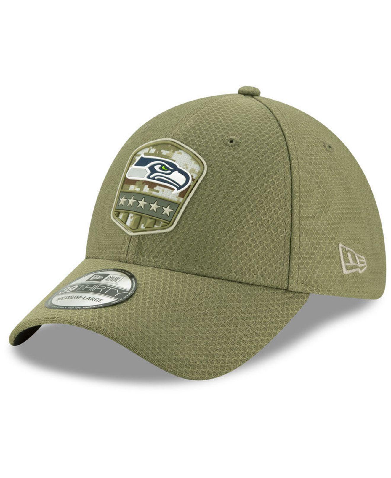 Seahawks on top field cap