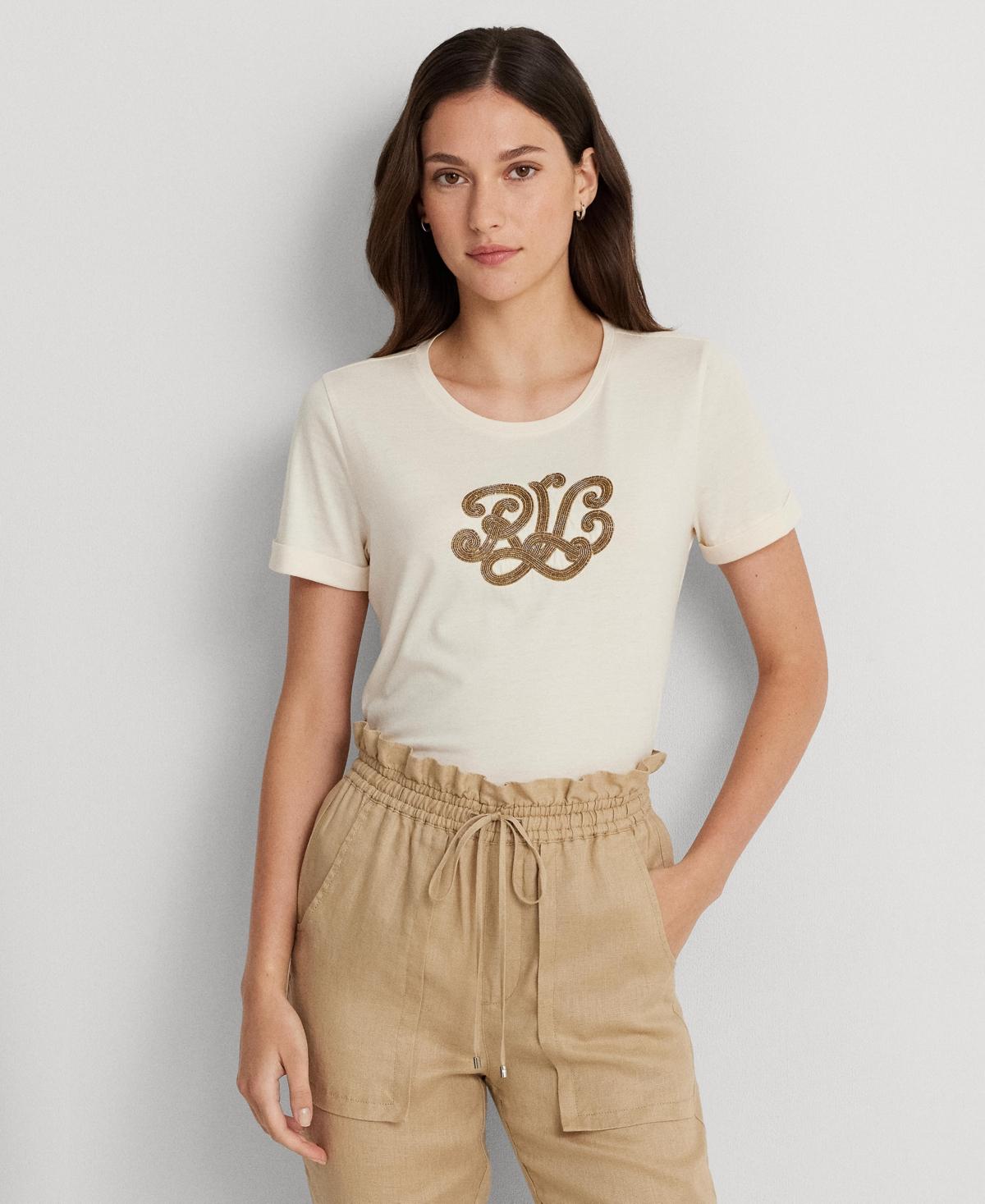 Logo cotton-blend jersey T-shirt