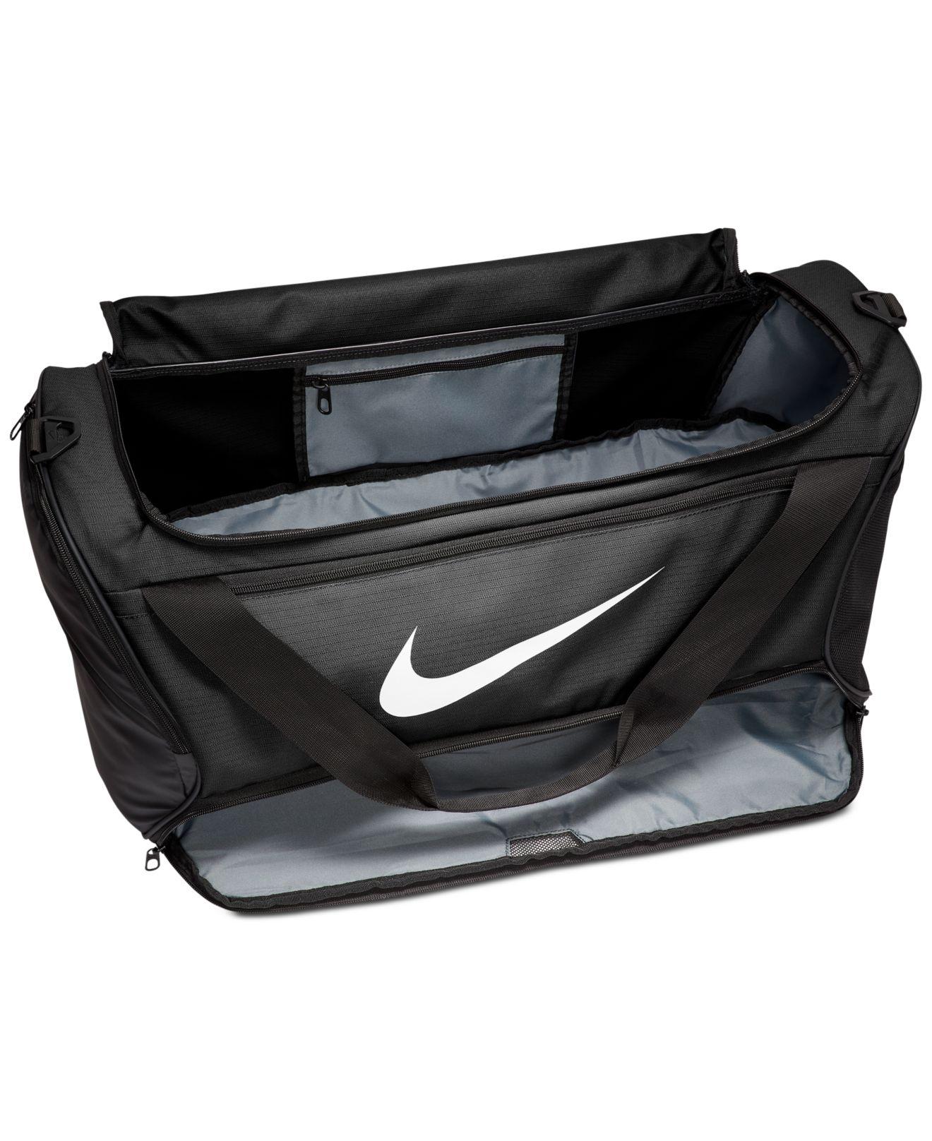 Nike Brasilia Training Duffel Bag in Black,Black,White (Black) | Lyst