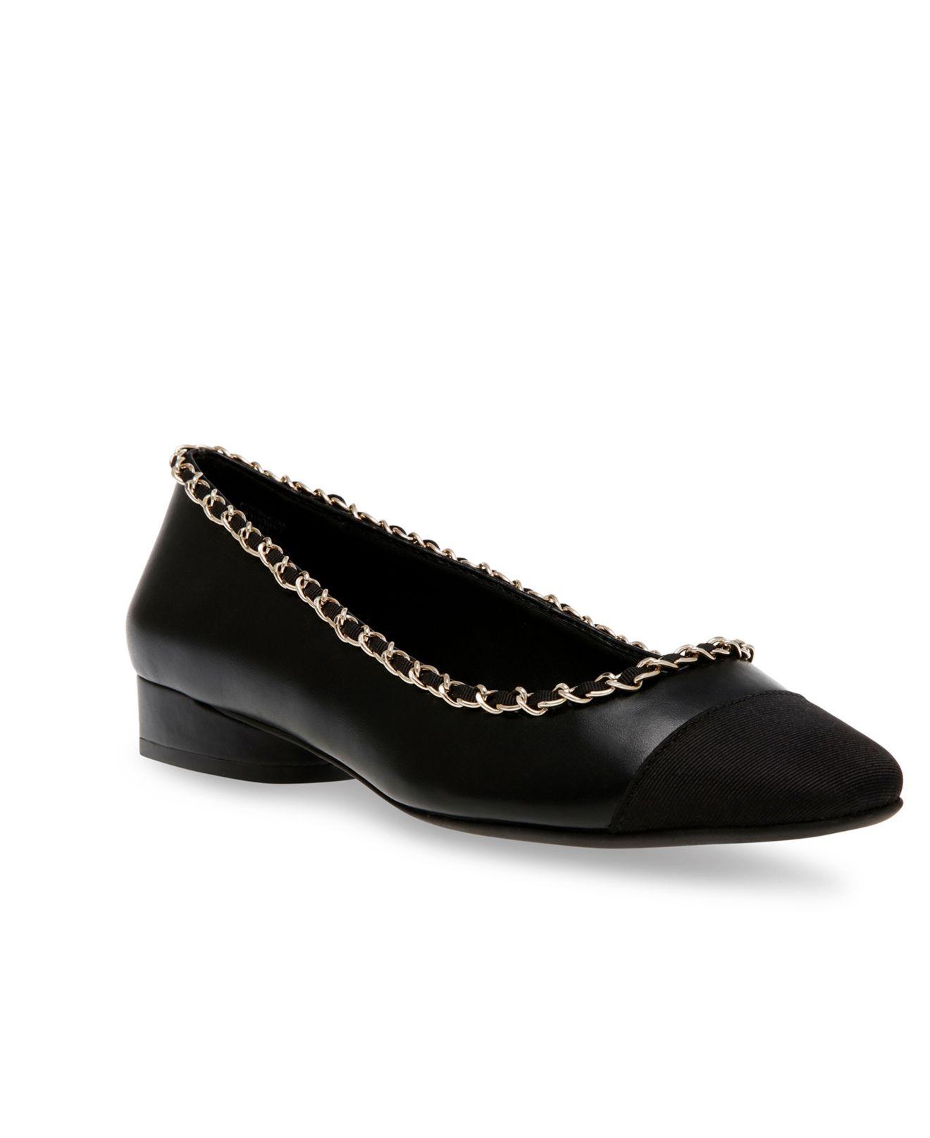 anne klein leopard flats