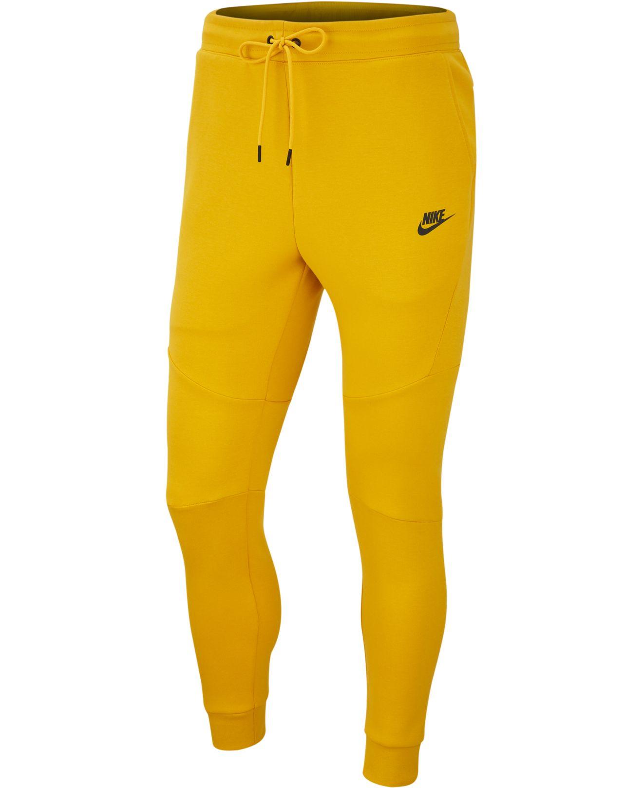 Nike Tech Fleece Joggers in Yellow for Men - Lyst