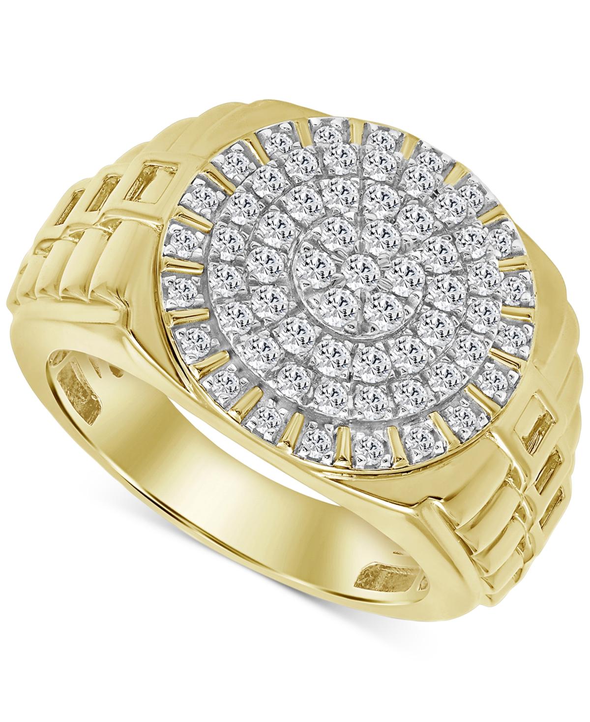 Mens Diamond Cluster Ring Macy's Men's Jewelry Rings Big