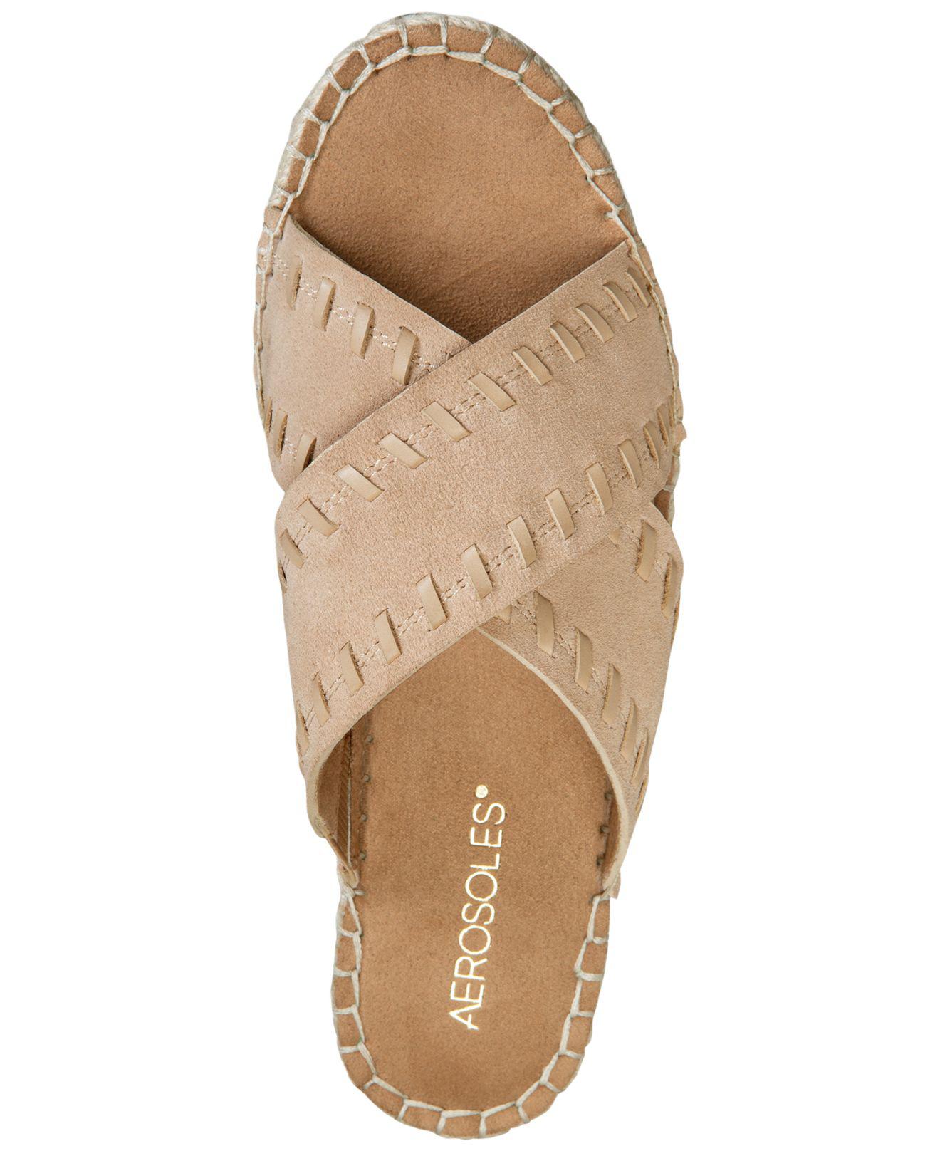 aerosoles rose gold sandals