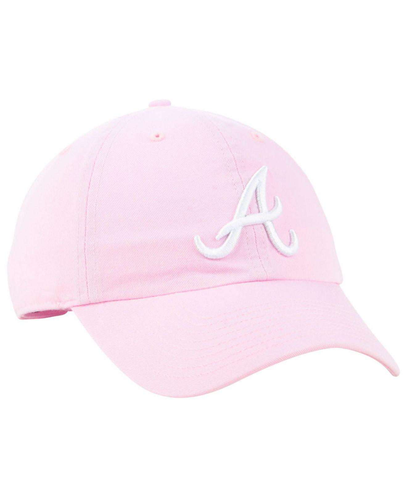 47 Atlanta Braves Women's Clean Up Dazzle Mesh Baseball Cap