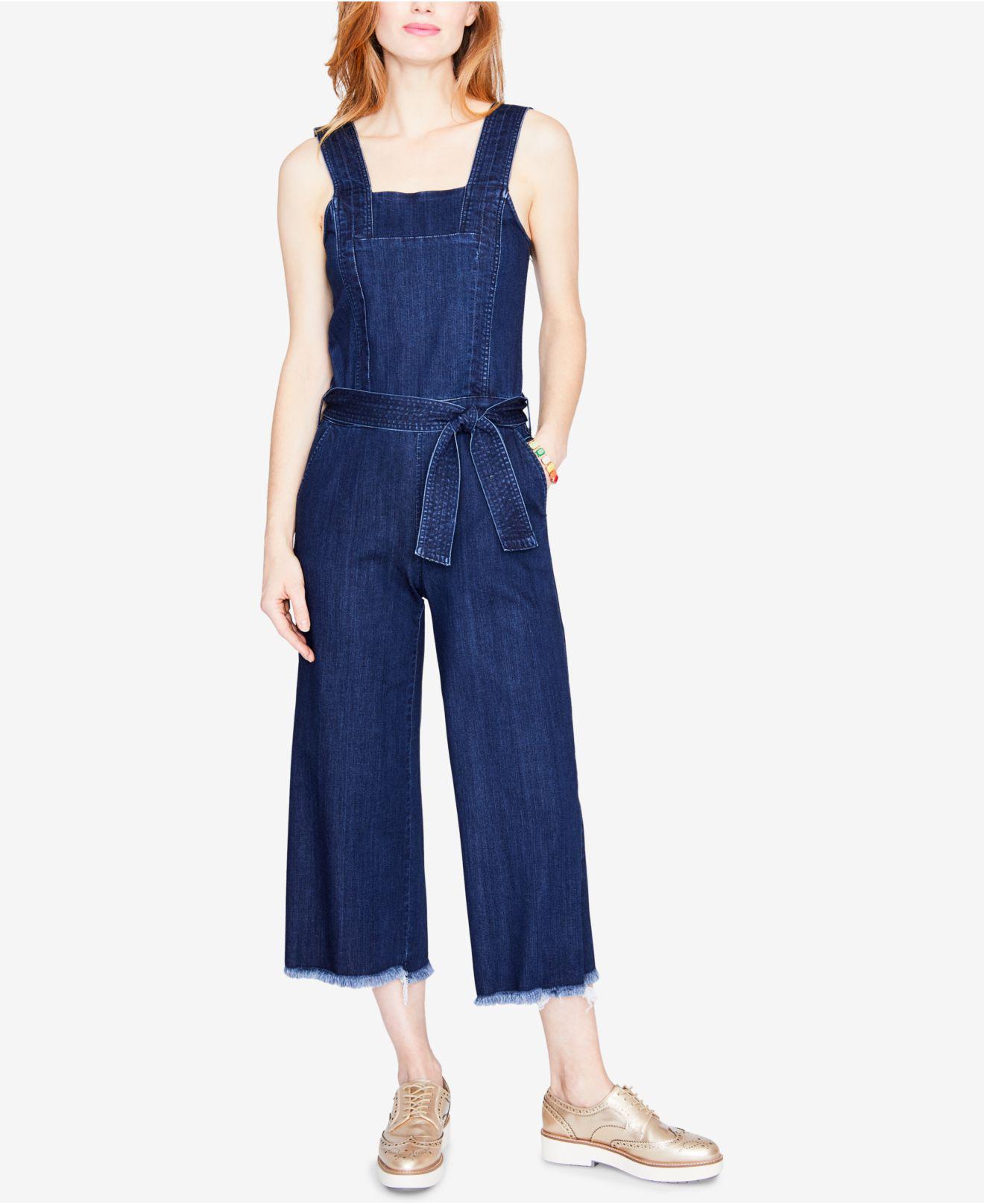 rachel roy denim jumpsuit