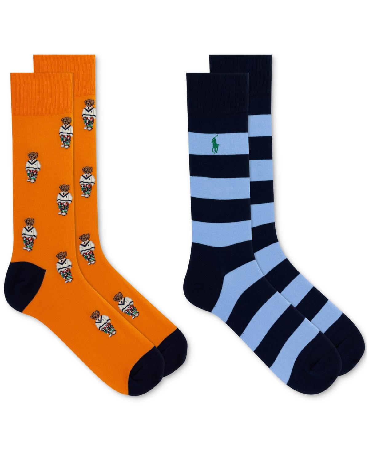 Polo Ralph Lauren Mini Cricket Bear Slack Socks in Blue for Men | Lyst