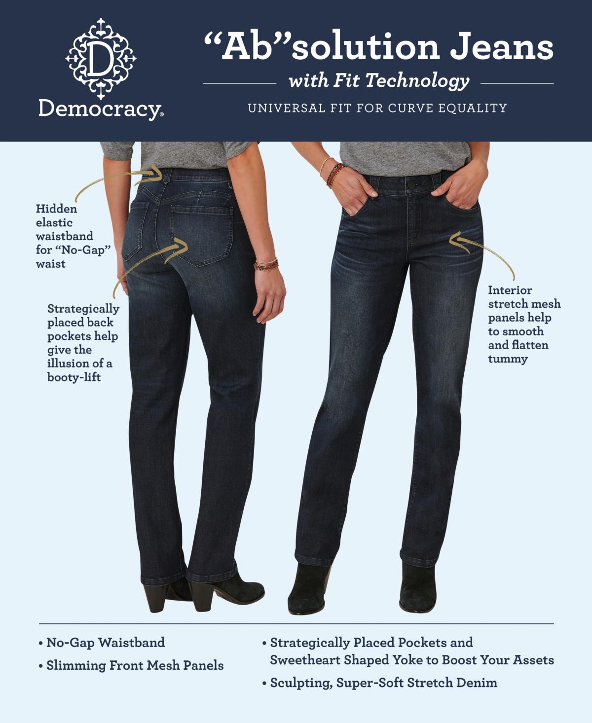 Democracy women's ab solution straight leg jean online