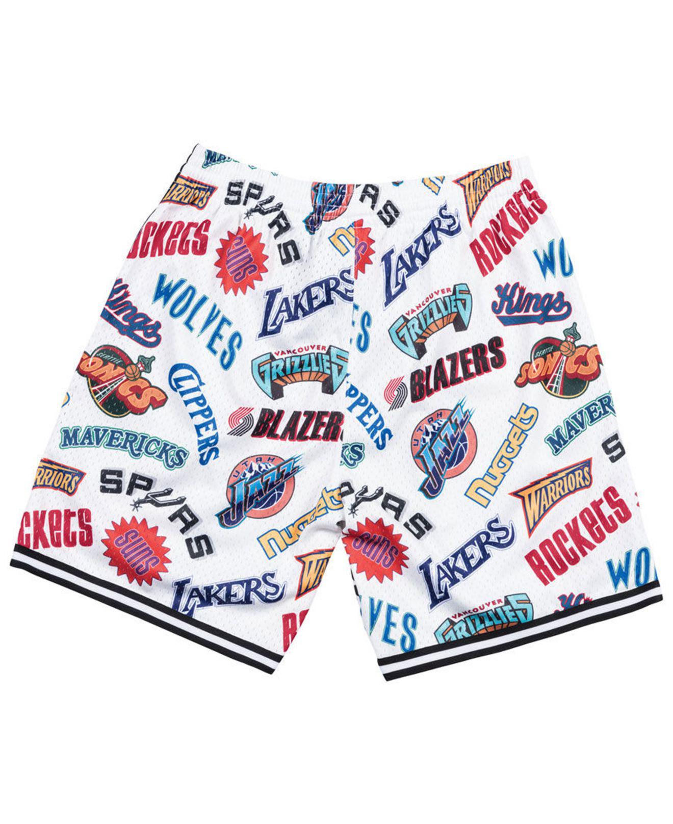 nba all over shorts