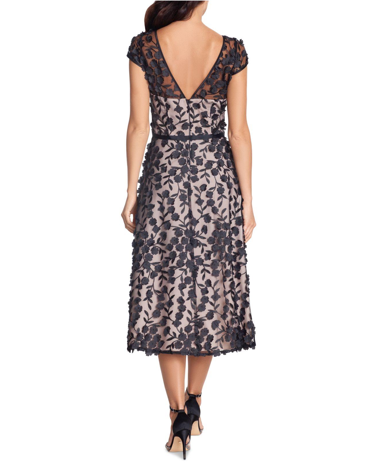 xscape floral lace sheath dress