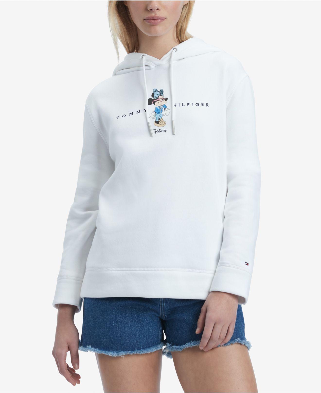 Tommy Hilfiger Th X Disney Minnie Mouse Hoodie in White | Lyst
