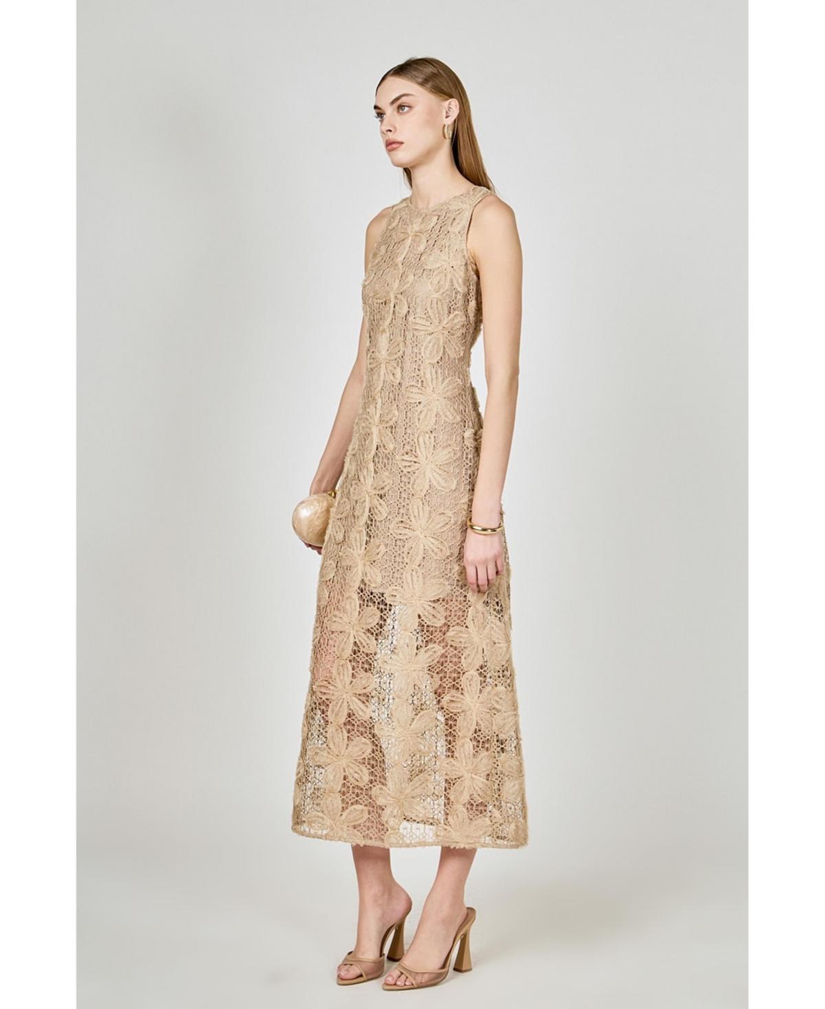 knee length dresses for ladies Lace Midi Dress – Endless Rose