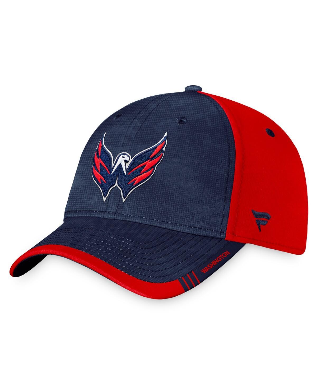 Men's Fanatics Branded Navy Washington Capitals Authentic Pro Rink Flex Hat