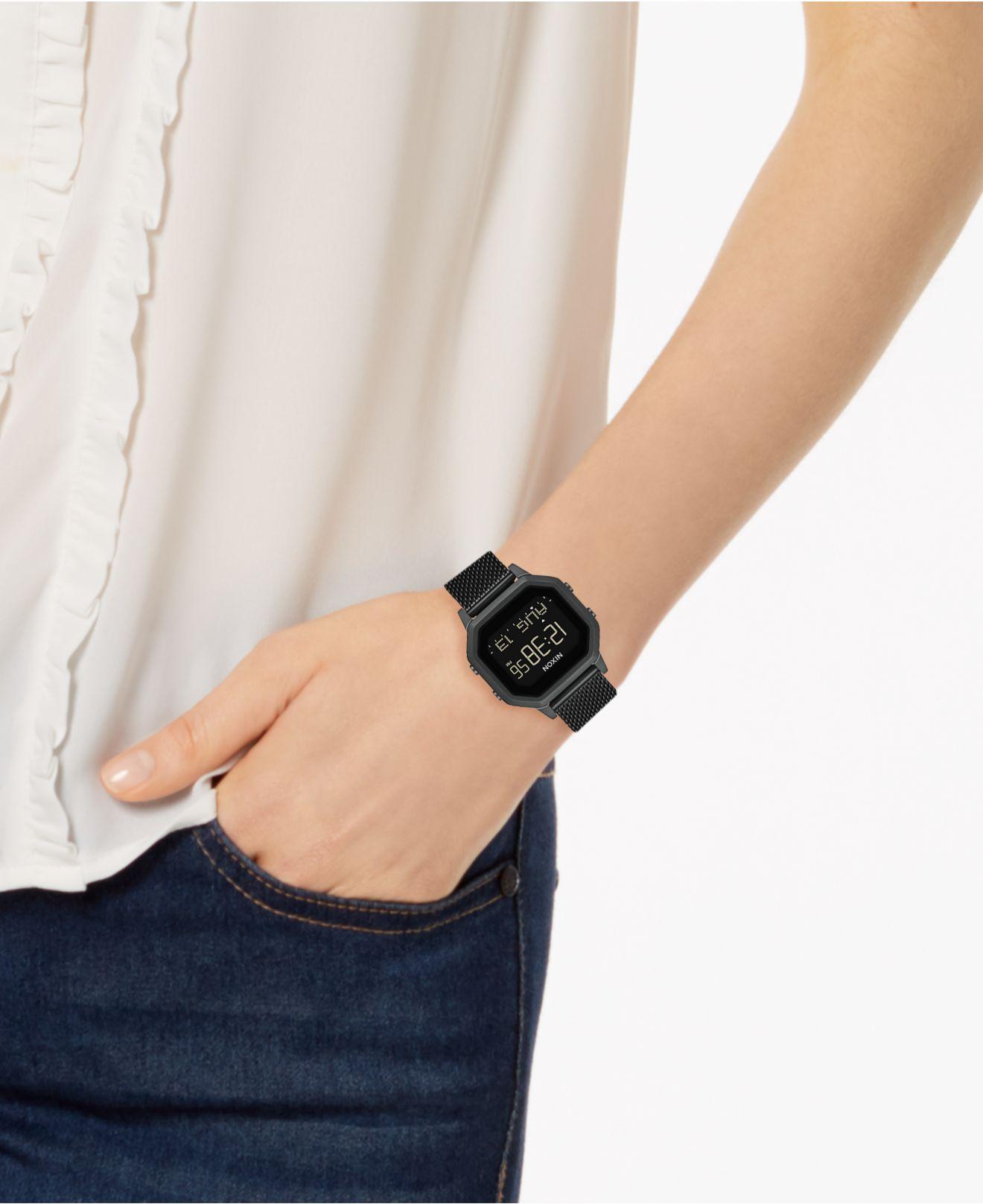 nixon siren all black