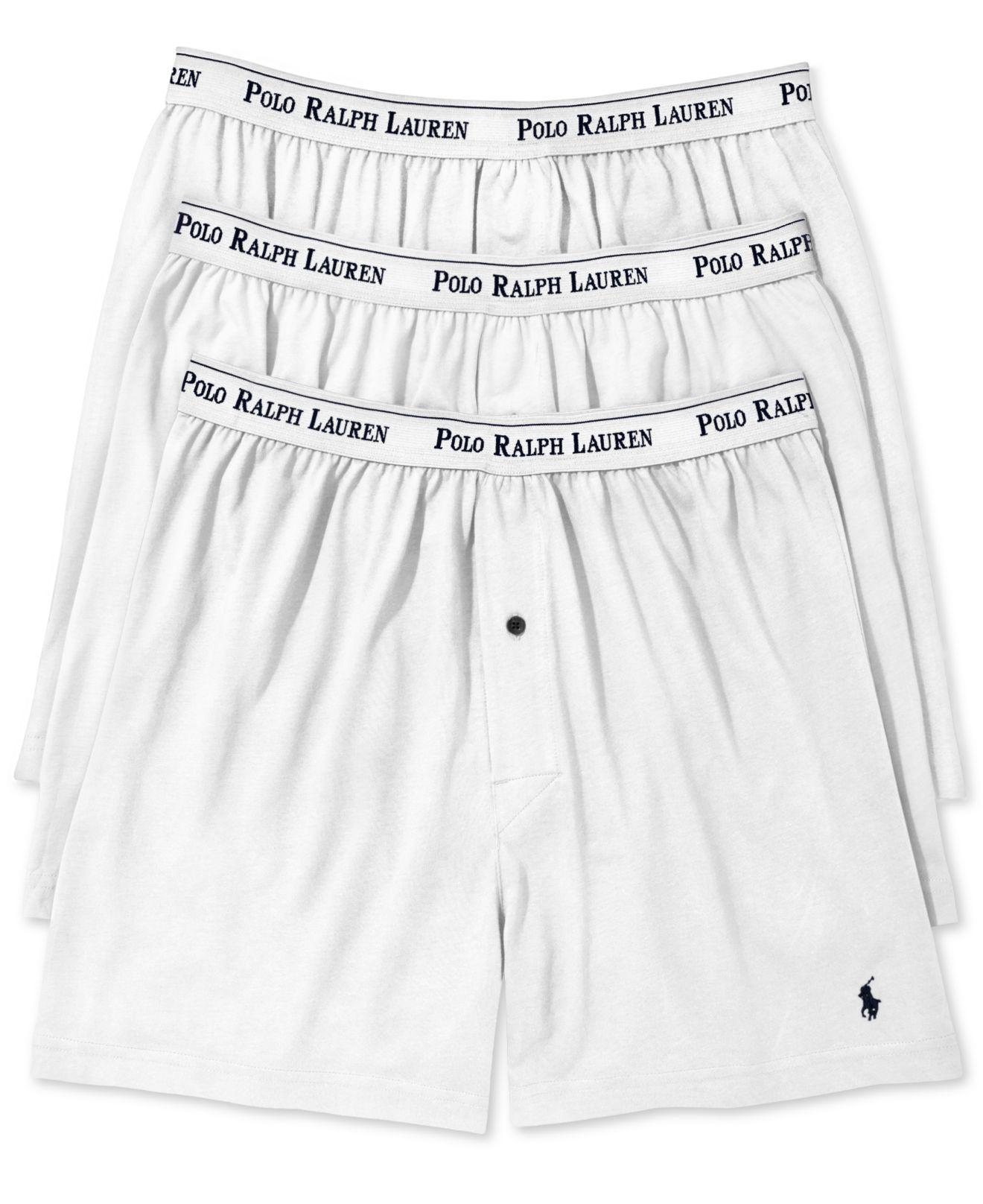 ralph lauren white boxers