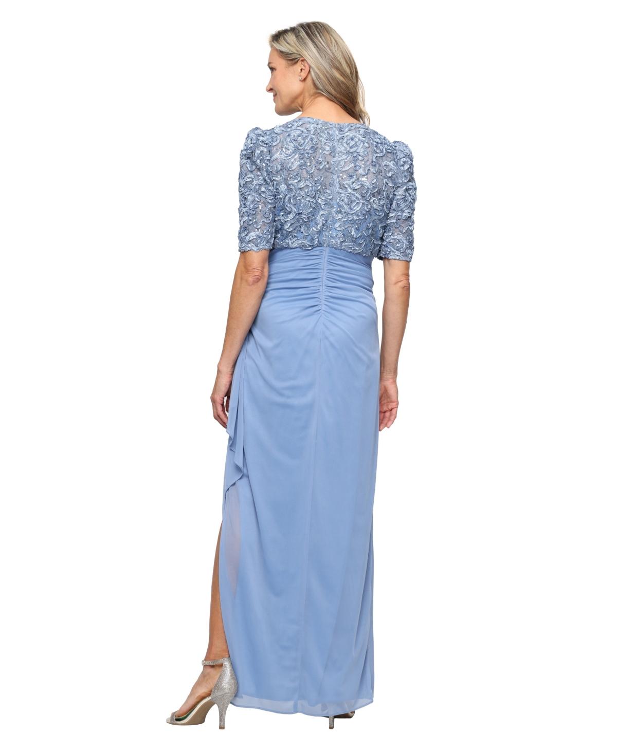 aishwarya rai blue dress Alex Evenings #8133106  Margaret's Boutique