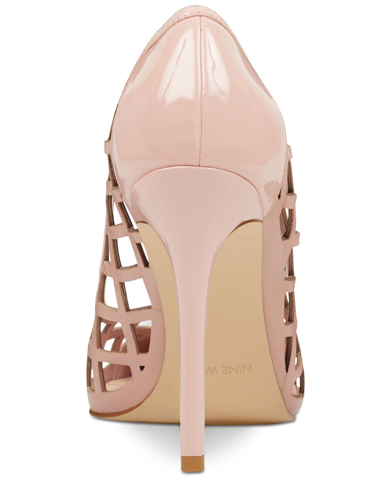 nine west tatum lattice pumps