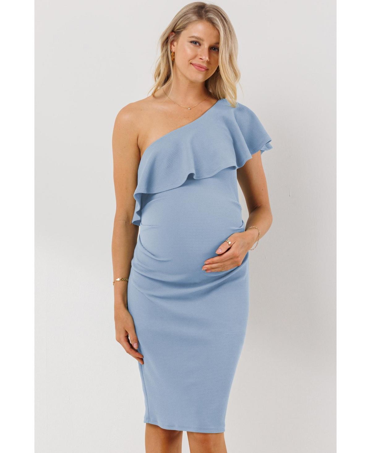 strapless open back dress Charlie Boucle Sweater Dress – SEROYA main image 1