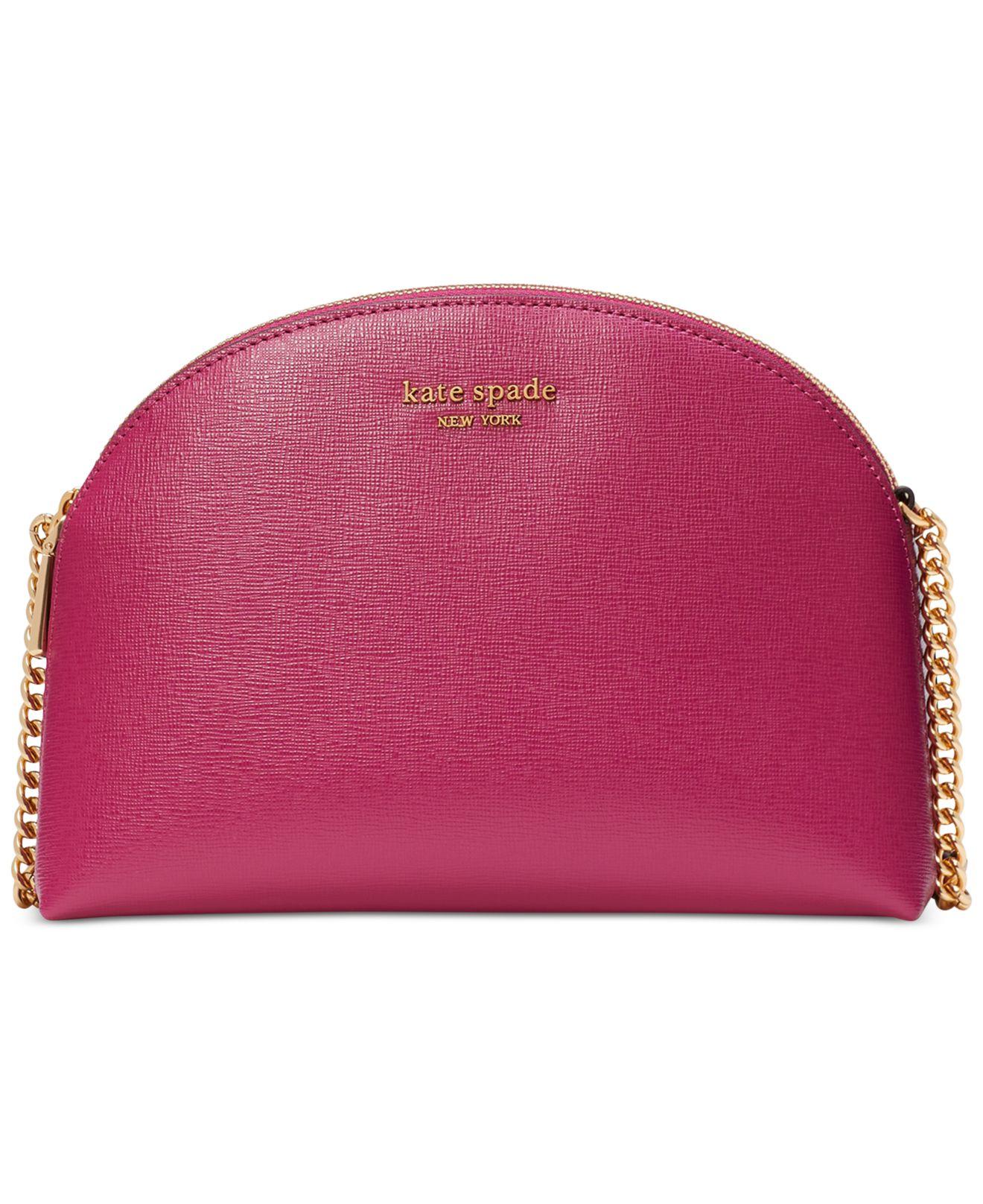 Kate Spade Saffiano Leather Dome Crossbody in Red Lyst