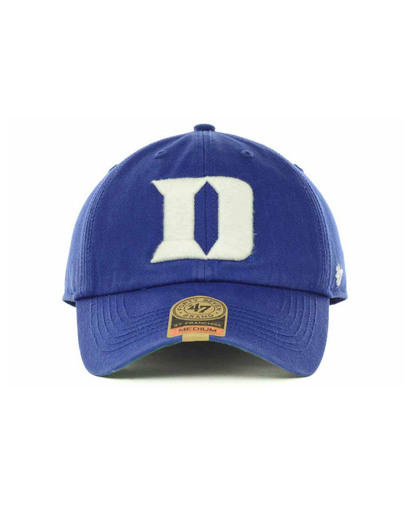 47 Brand Duke Blue Devils Franchise Cap for Men | Lyst