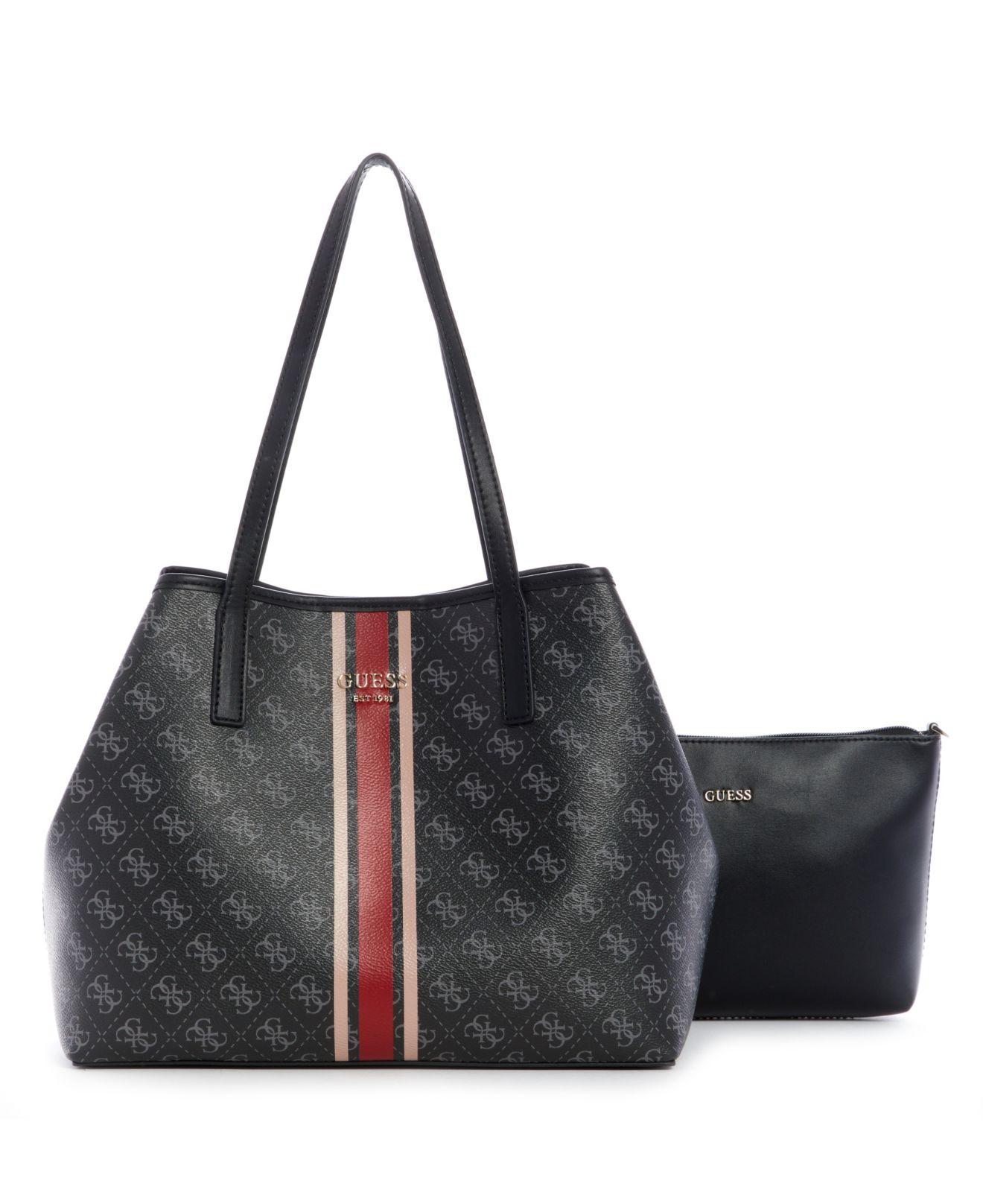 Guess Vikky Tote in Black - Lyst