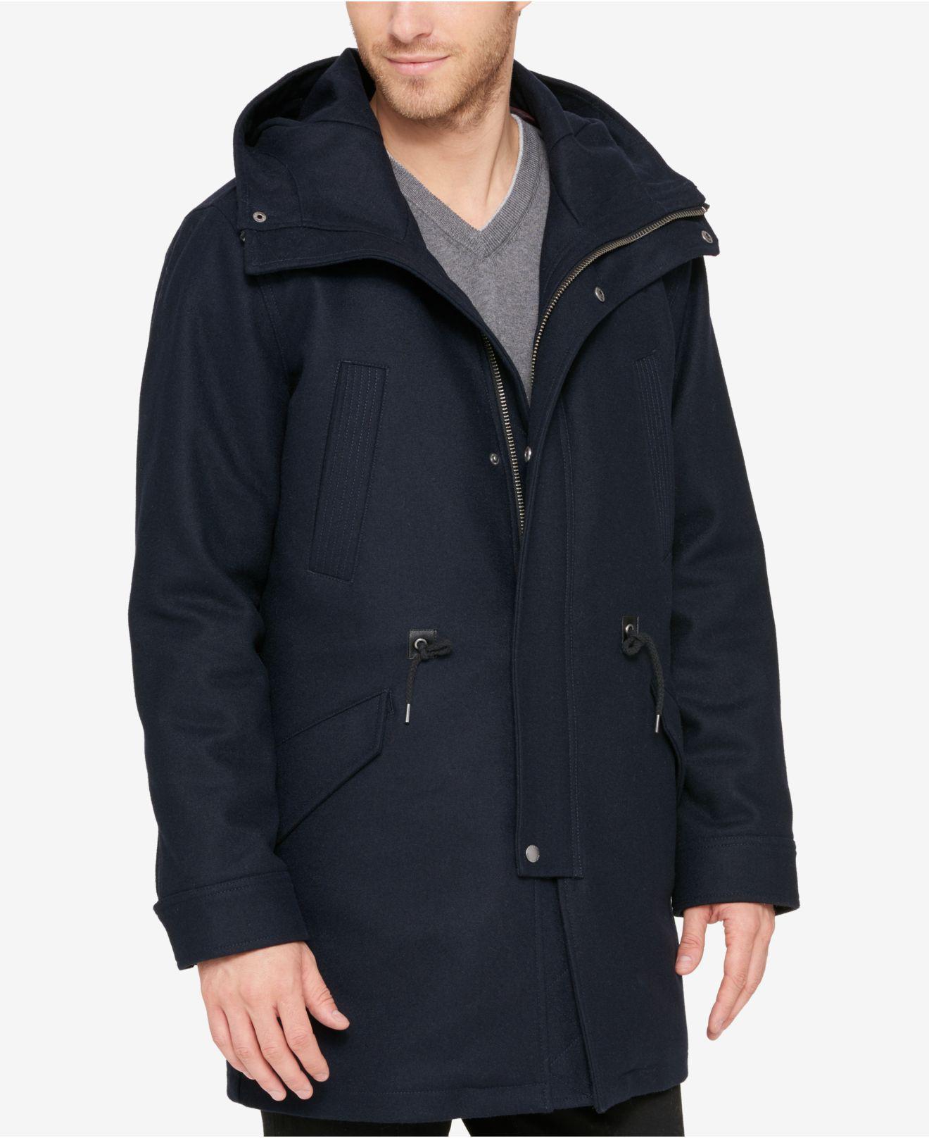 cole haan men's insulated anorak coat