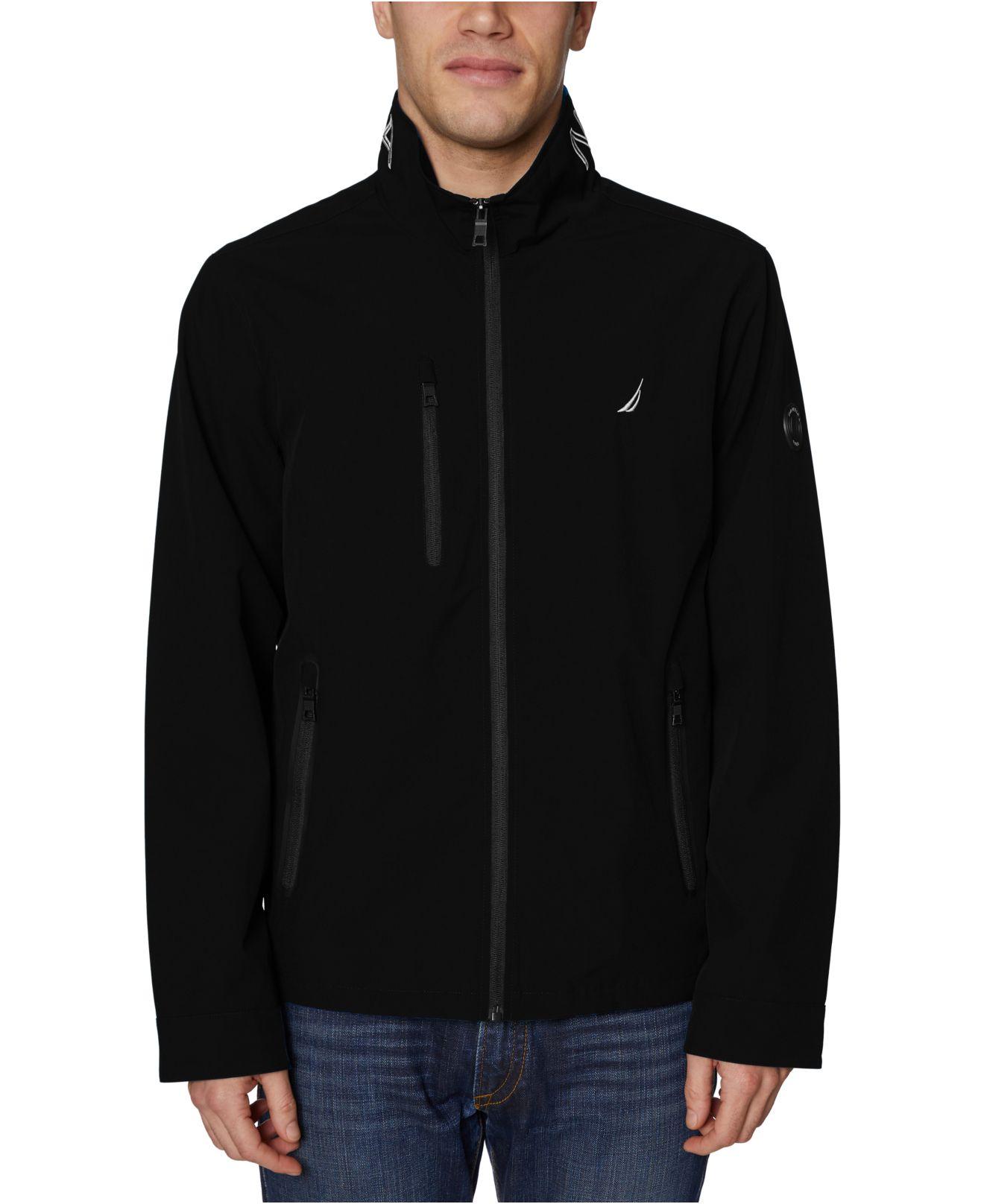 Nautica Synthetic Big And Tall Stretch Performance Windbreaker And Rain