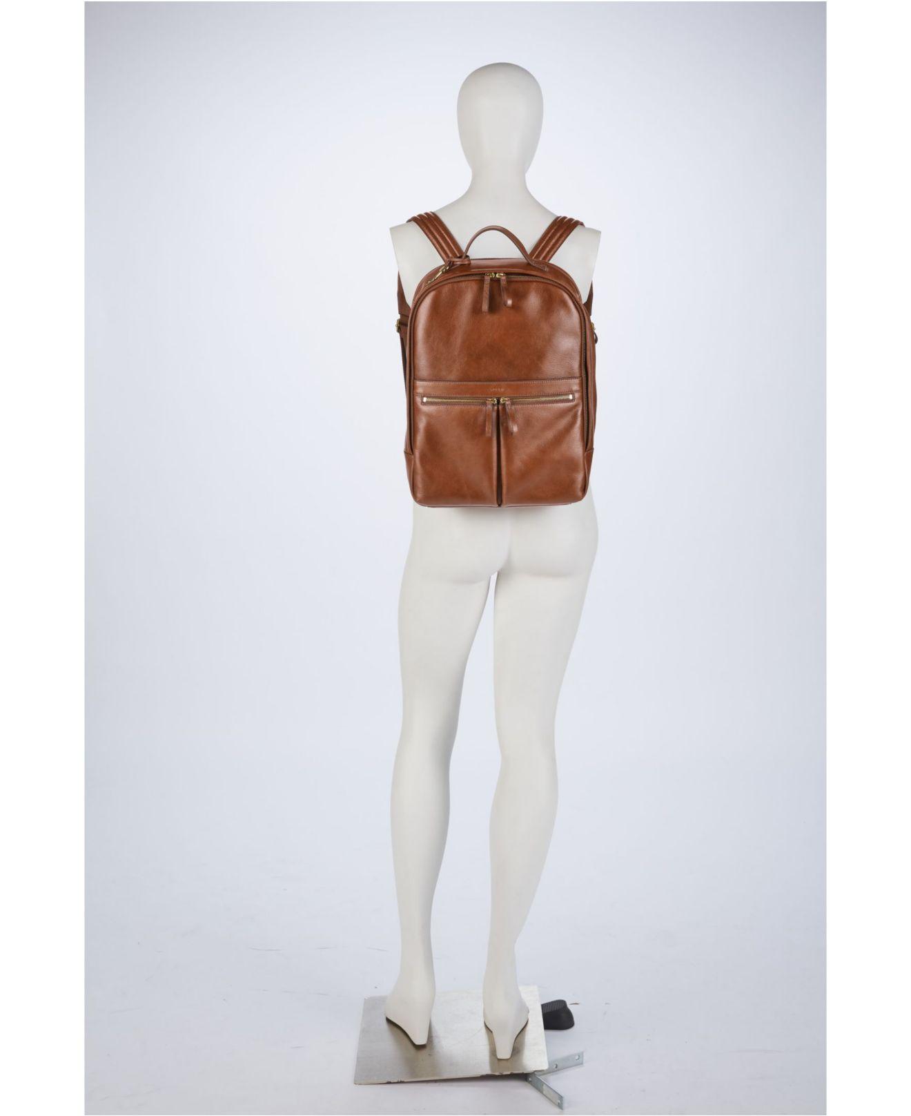 Fossil Leather Tess Laptop Backpack Medium in Brown Lyst