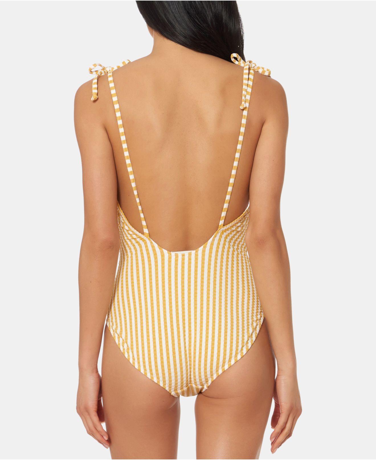 jessica simpson yellow swimsuit