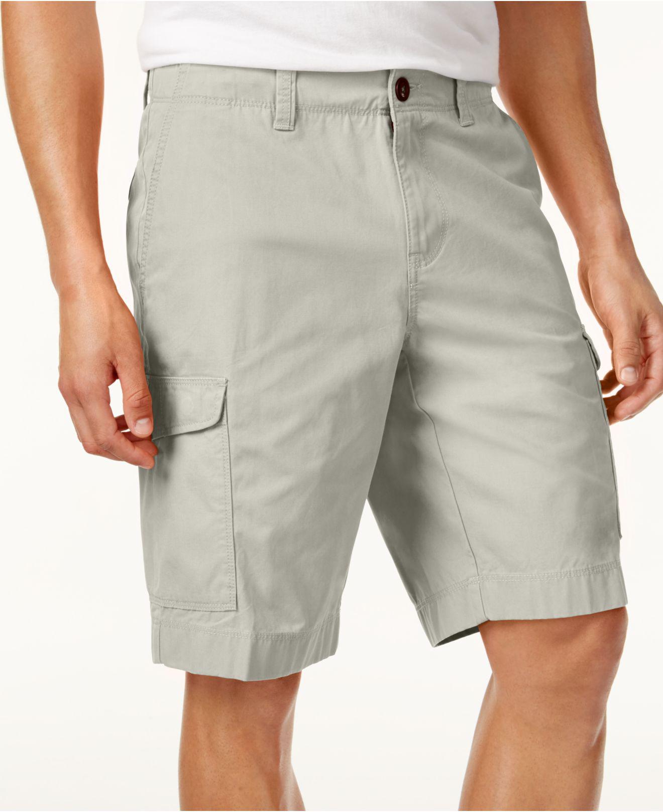 Lyst - Tommy Hilfiger Big And Tall Classic Cargo Shorts in Gray for Men