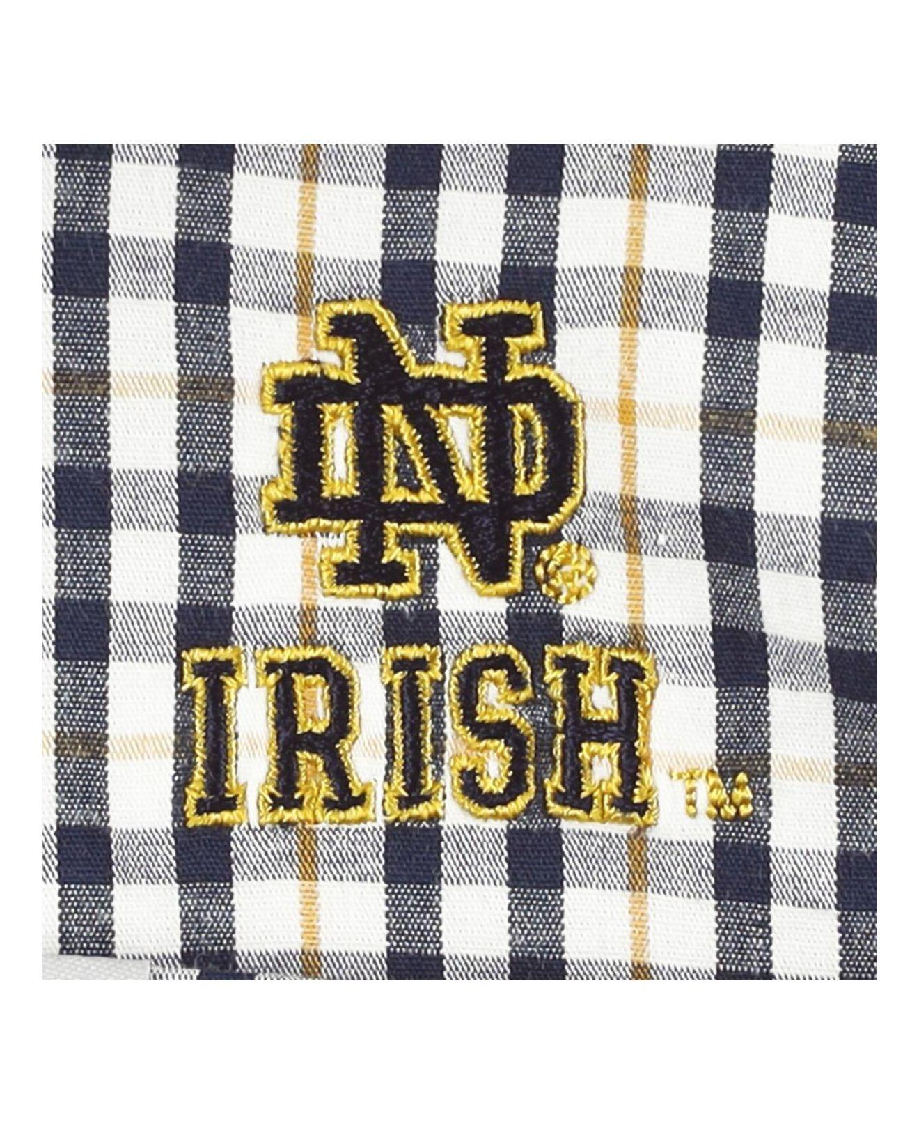 Columbia Navy Notre Dame Fighting Irish Rapid Rivers Logo Button-down Shirt  in Gray for Men | Lyst