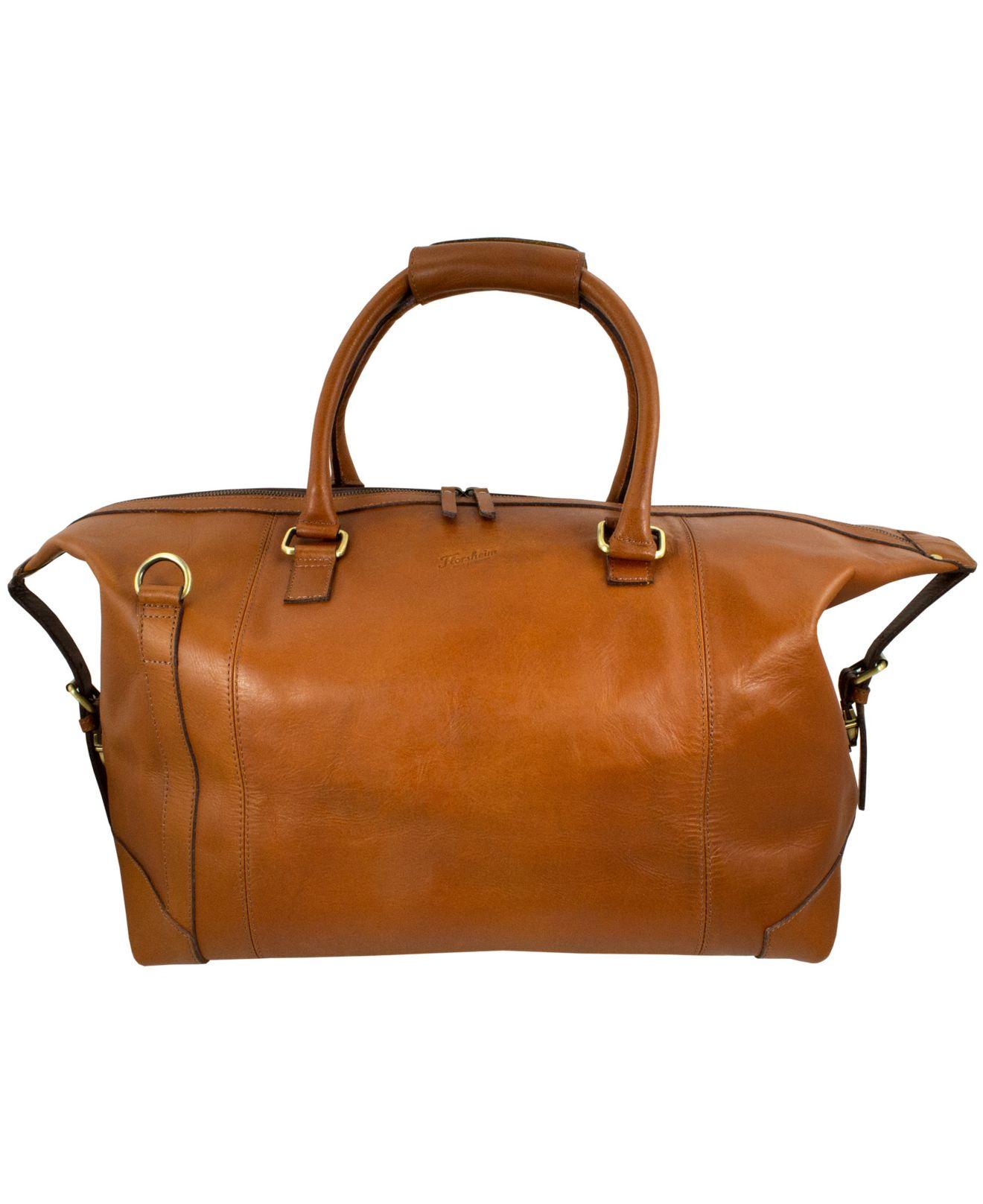 leather duffle mens