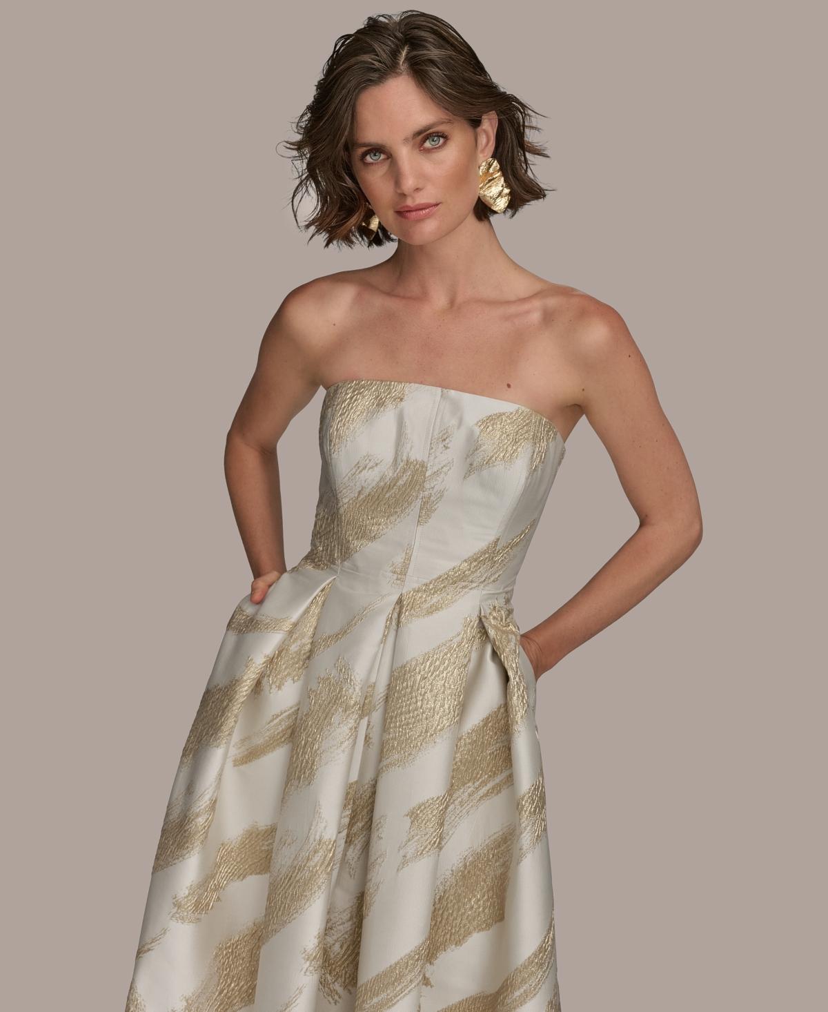 formal beige dress brittney_cherelle wearing the Nate (Beige/White) linen-clothing-price-test main image 0