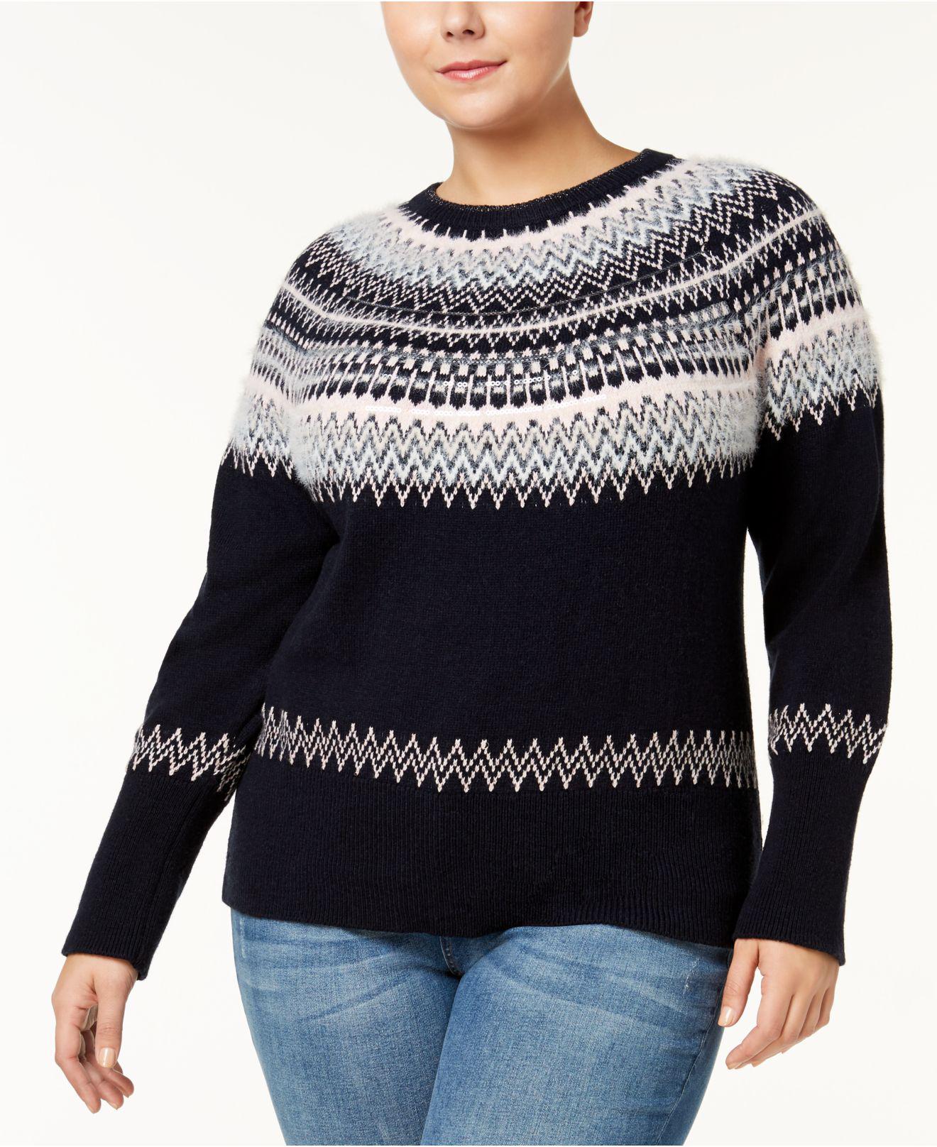 tommy hilfiger fair isle sweater