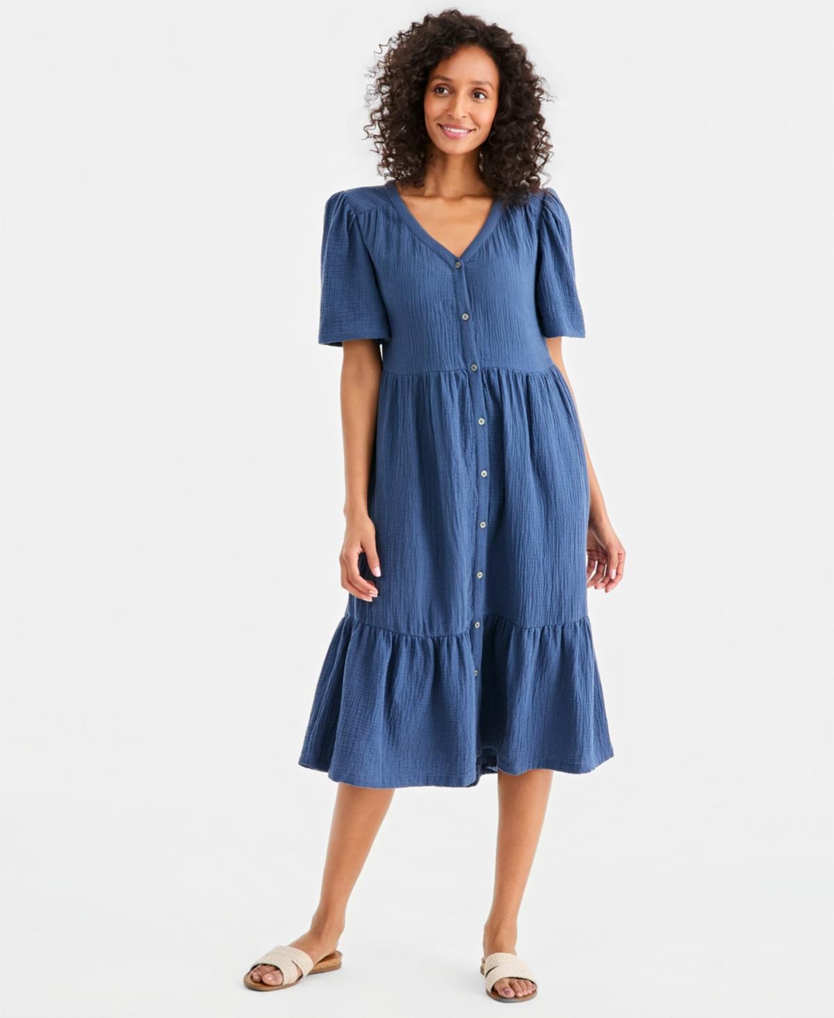 style & co women dresses Women's Printed Sleeveless Knit Dress, Macy's Exclusive at Mall of America in Bloomington, MN Knee Length Style & Co. Dresses for