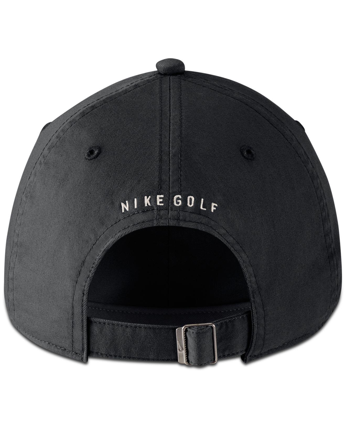 Nike Heritage86 Drifit Golf Hat in Black for Men Lyst