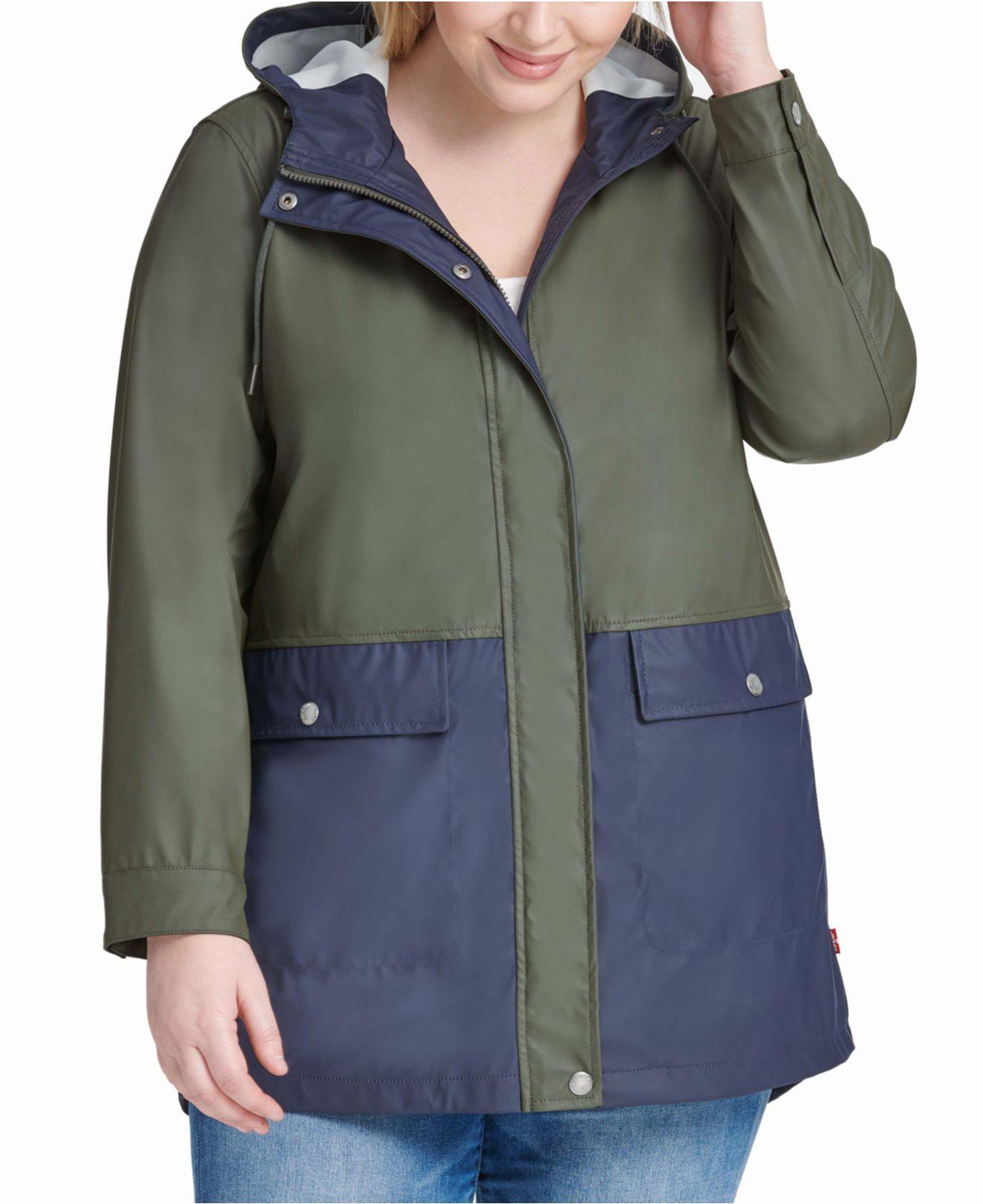 mens plus size rain jacket
