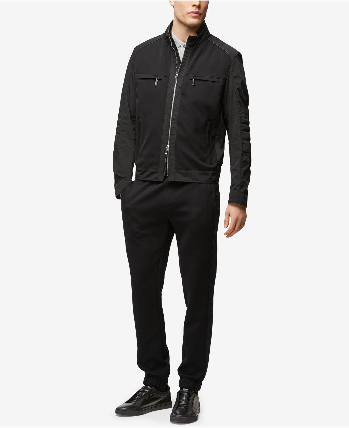 BOSS by HUGO BOSS Synthetic Mercedes-benz Collection Blouson Jacket In  Technical Fabric in Black for Men | Lyst