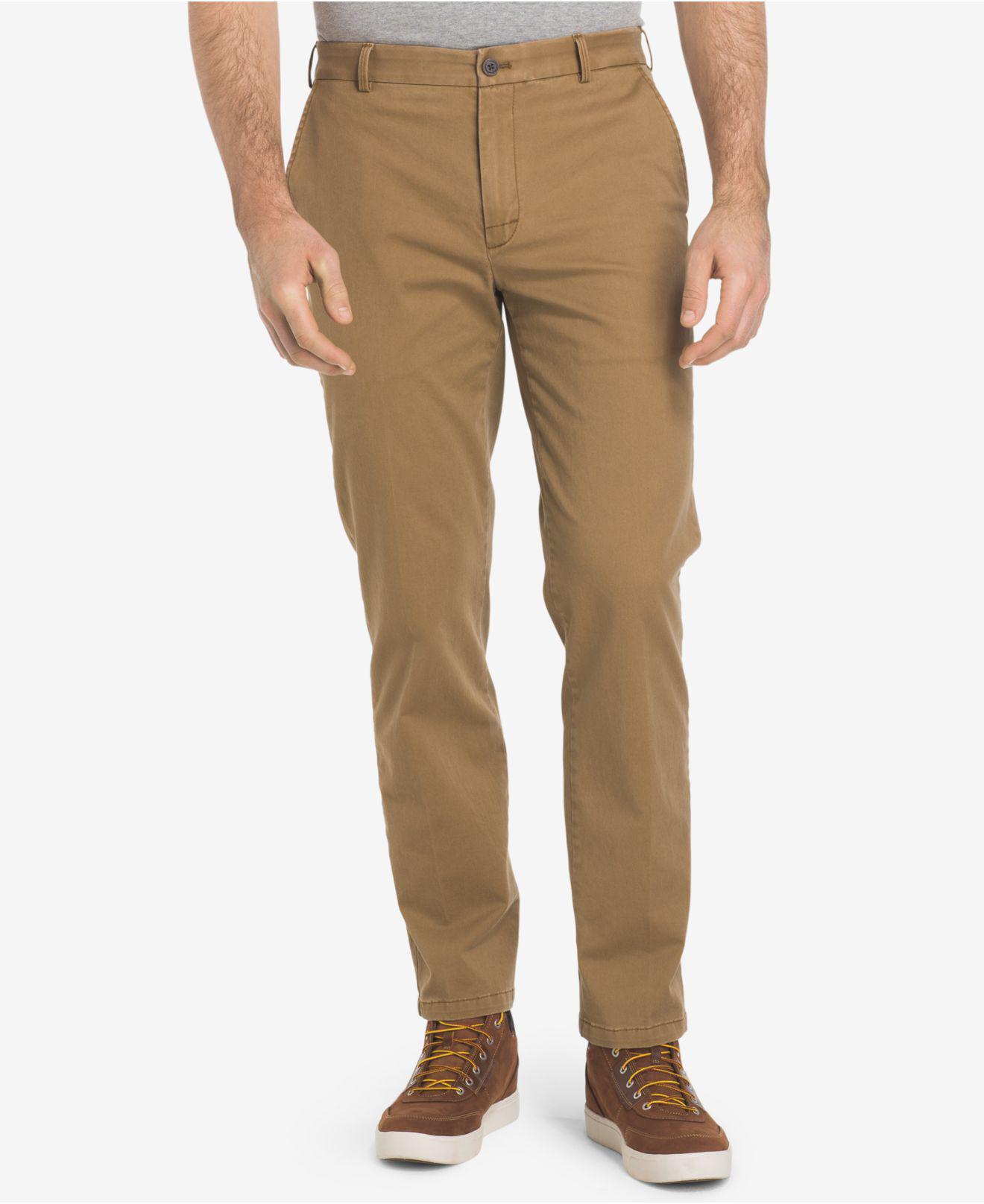 izod flat front pants