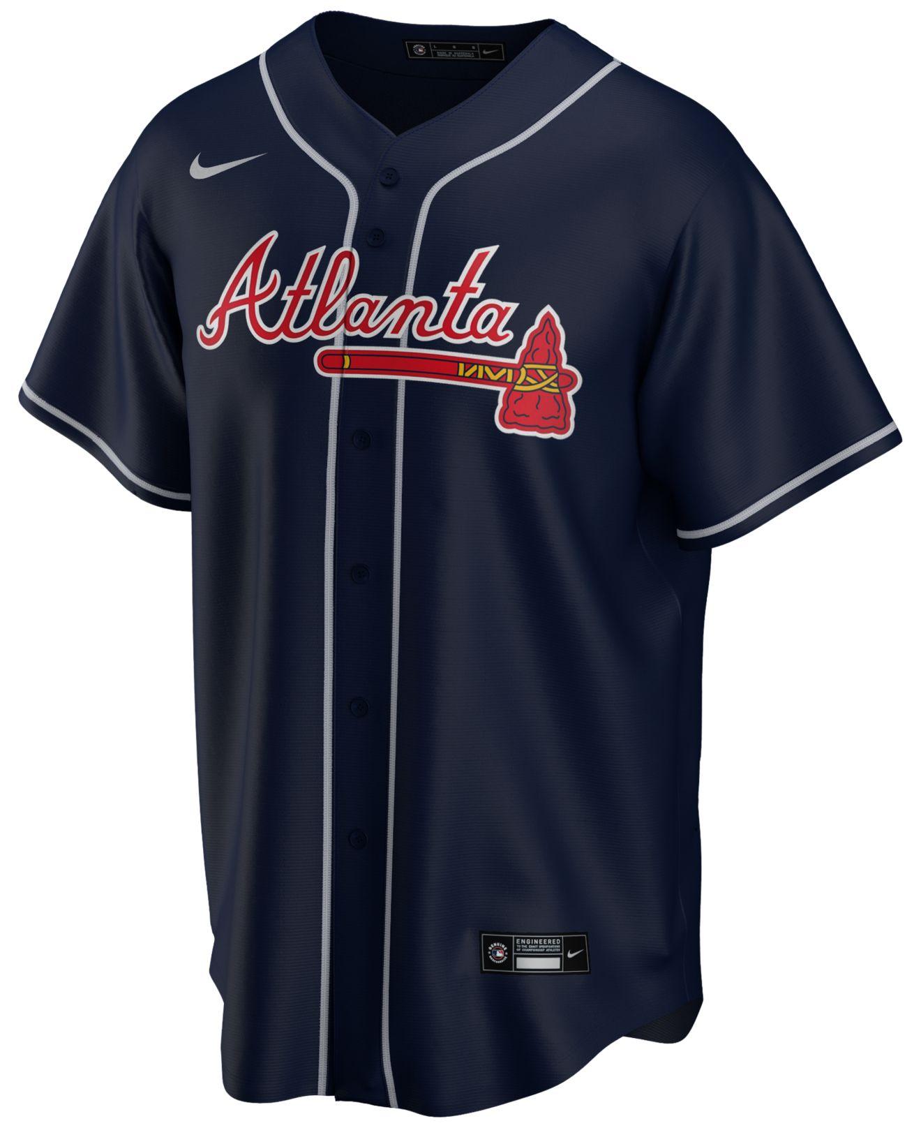 Nike Synthetic Ronald Acuna Atlanta Braves Official Player Replica