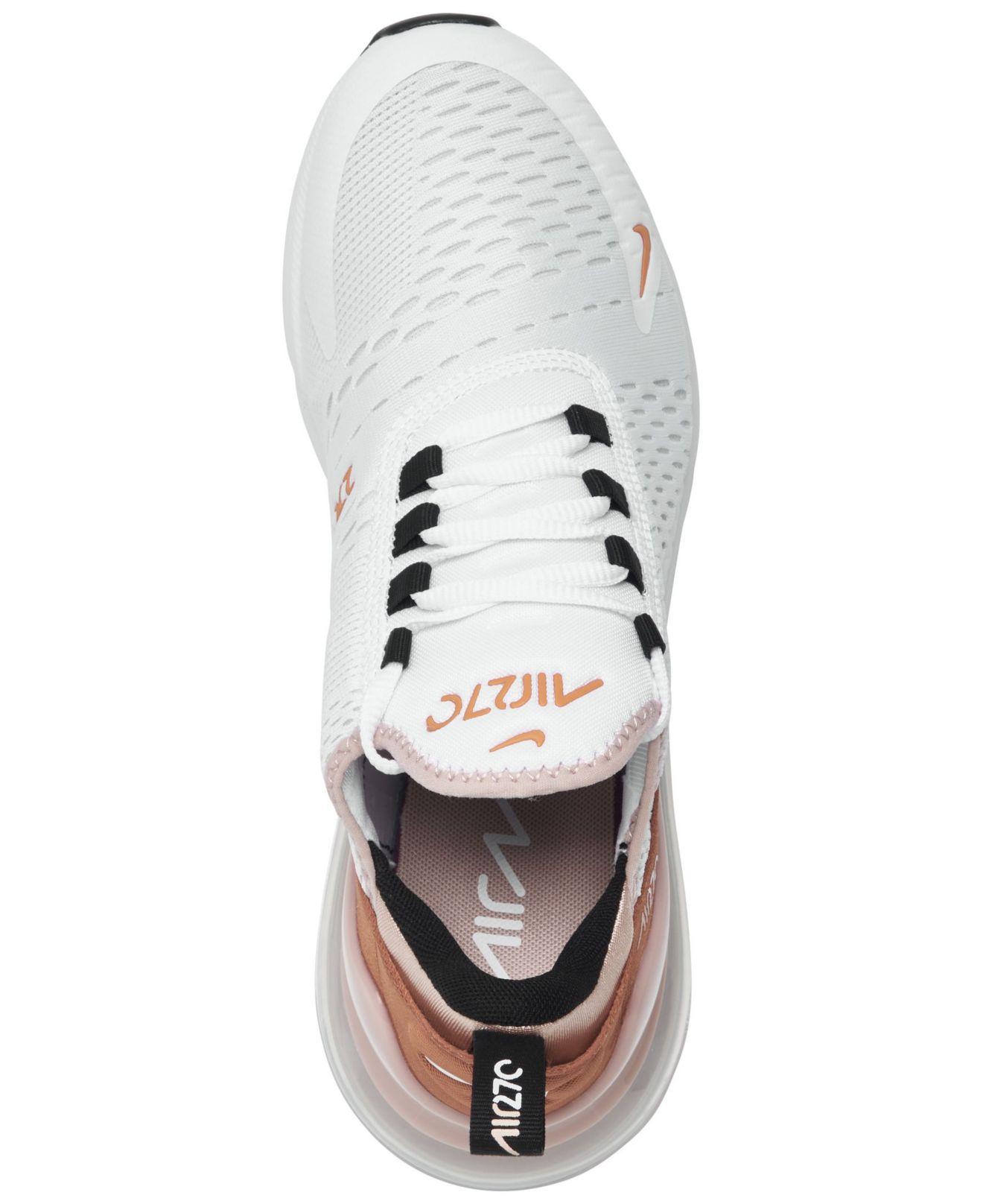 Nike Air Max 270 Casual Sneakers From Finish Line in White | Lyst