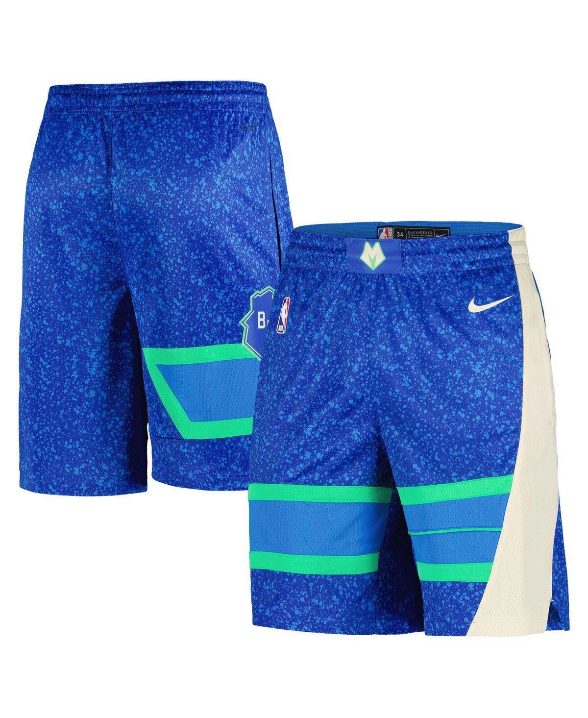 Nike Milwaukee Bucks 2023/24 City Edition Swingman Shorts in Blue for Men |  Lyst