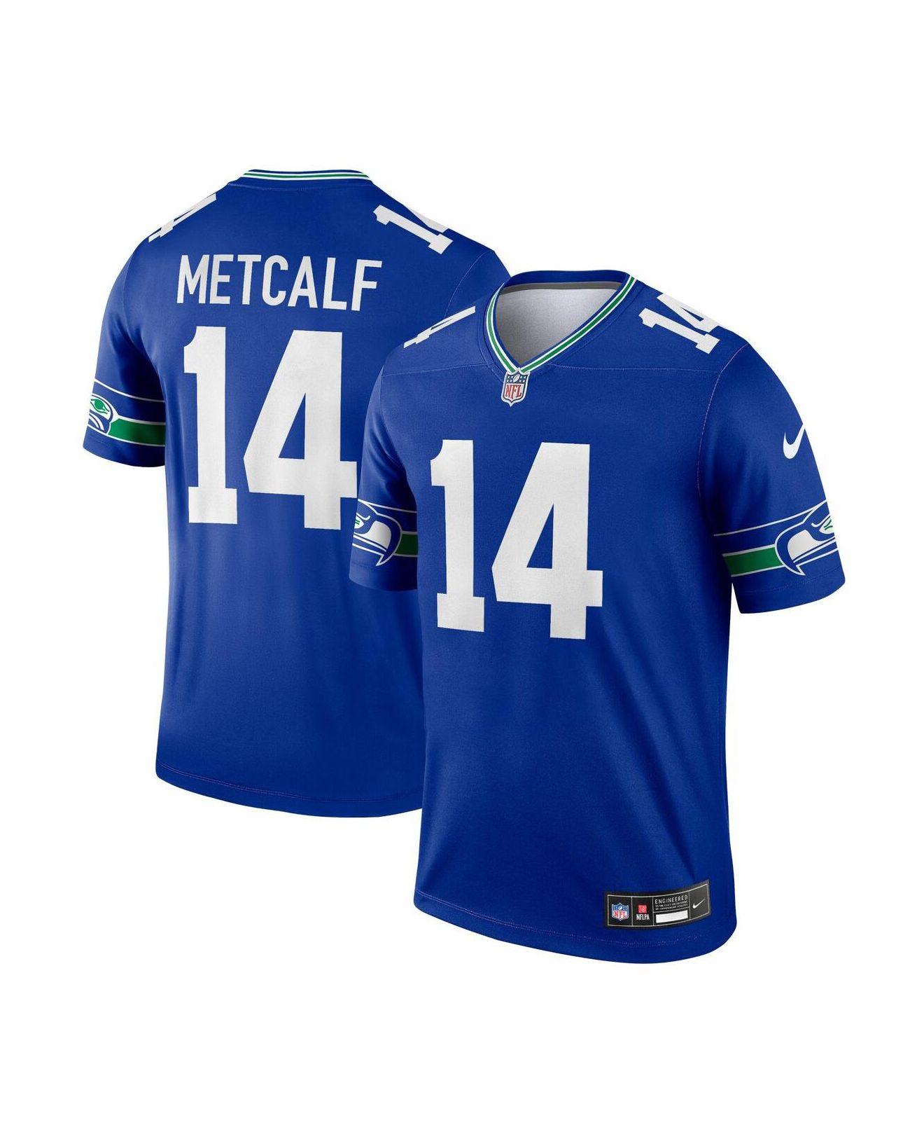 Nike Dk Metcalf Royal Seattle Seahawks Throwback Legend Player