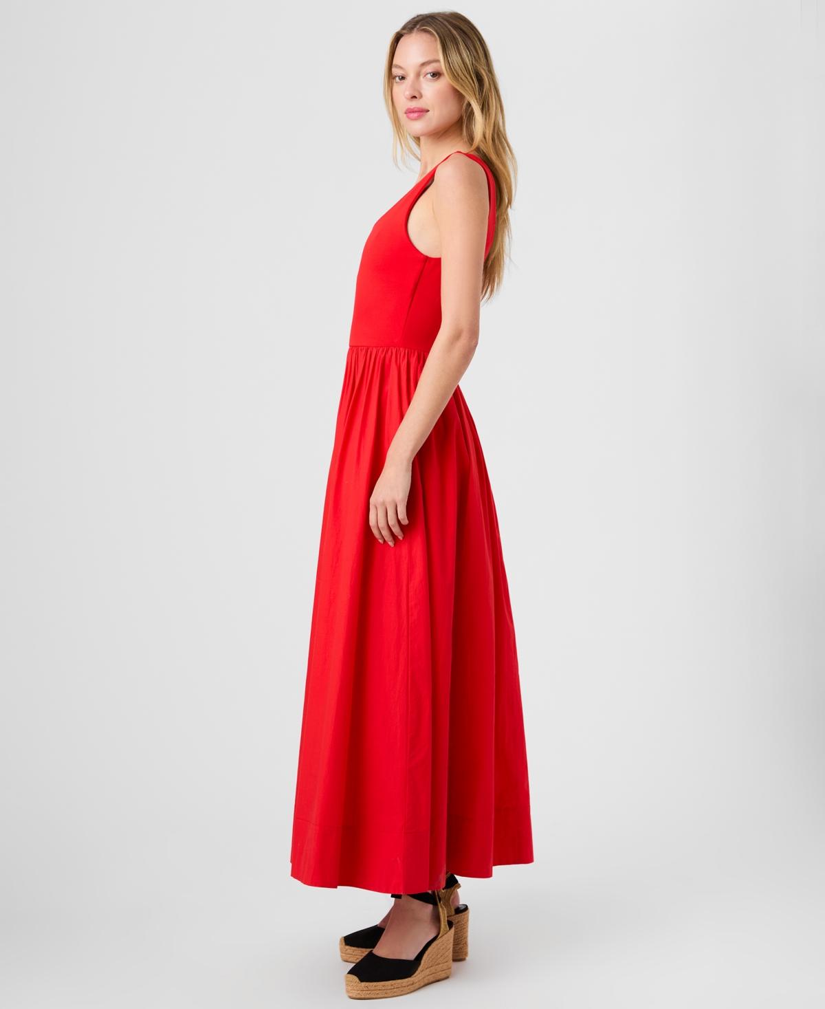 french connection maxi dress sale French Connection Cotton Sateen Midi Dress- Marine ***FINAL SALE***