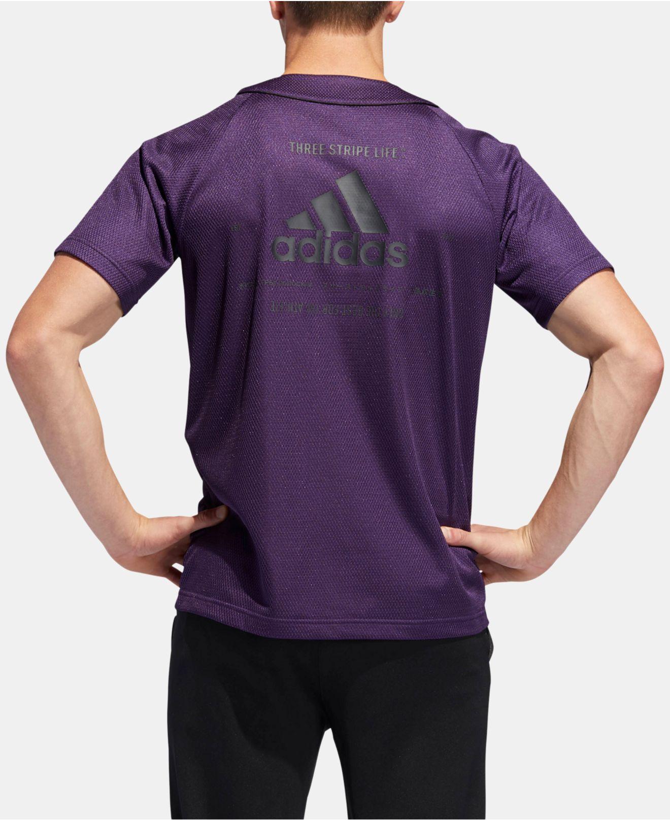 adidas Synthetic Baseball Jersey in Purple for Men - Lyst adidas Synthetic Baseball Jersey in Purple for Men - Lyst
