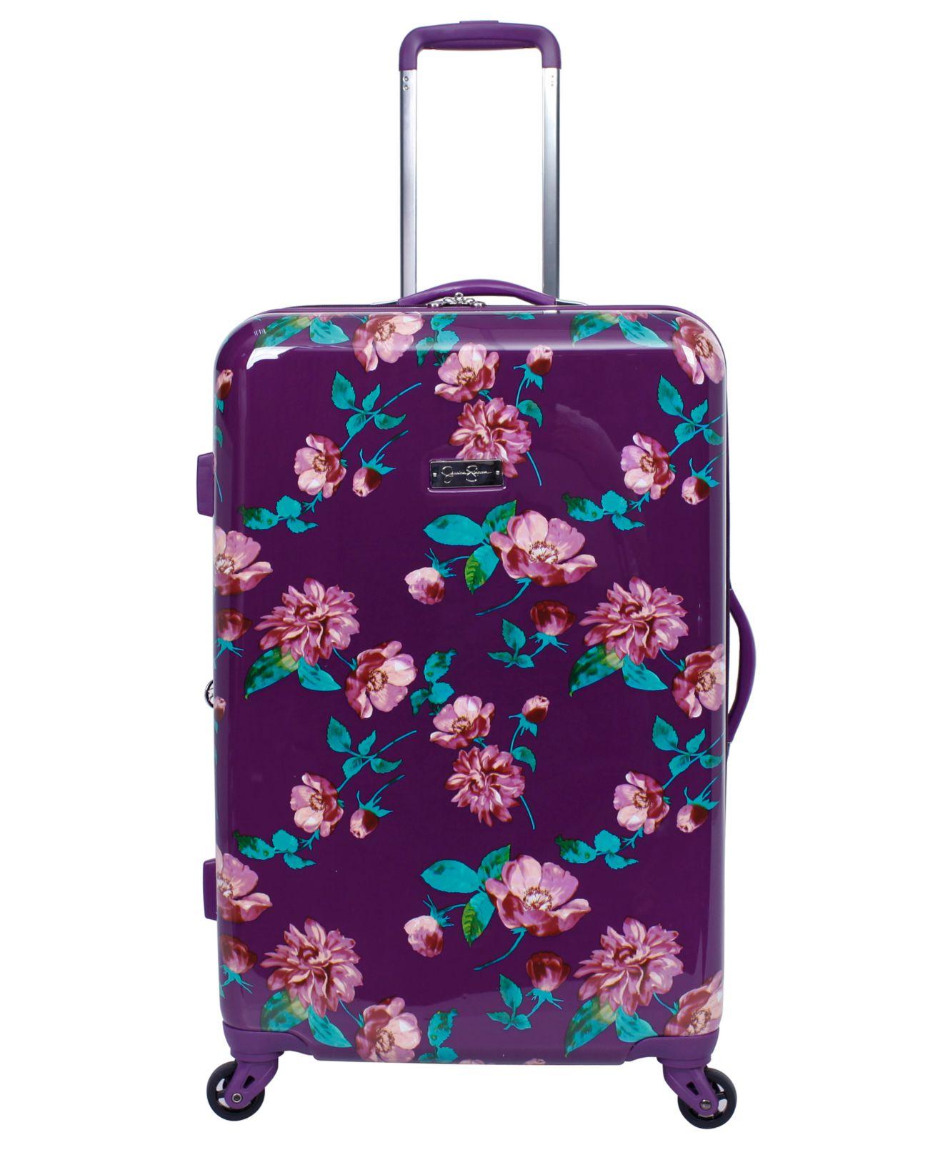 Jessica Simpson West Coast 29" Hardside Spinner Suitcase in Purple | Lyst