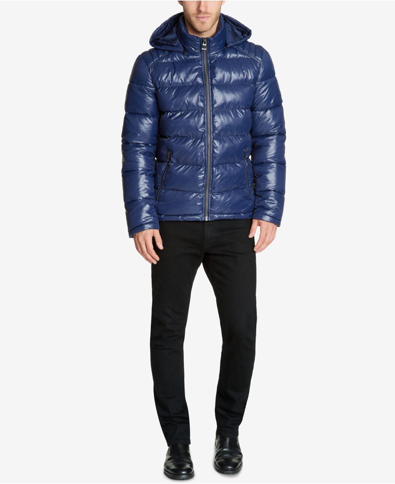 Guess coat blue Clearance